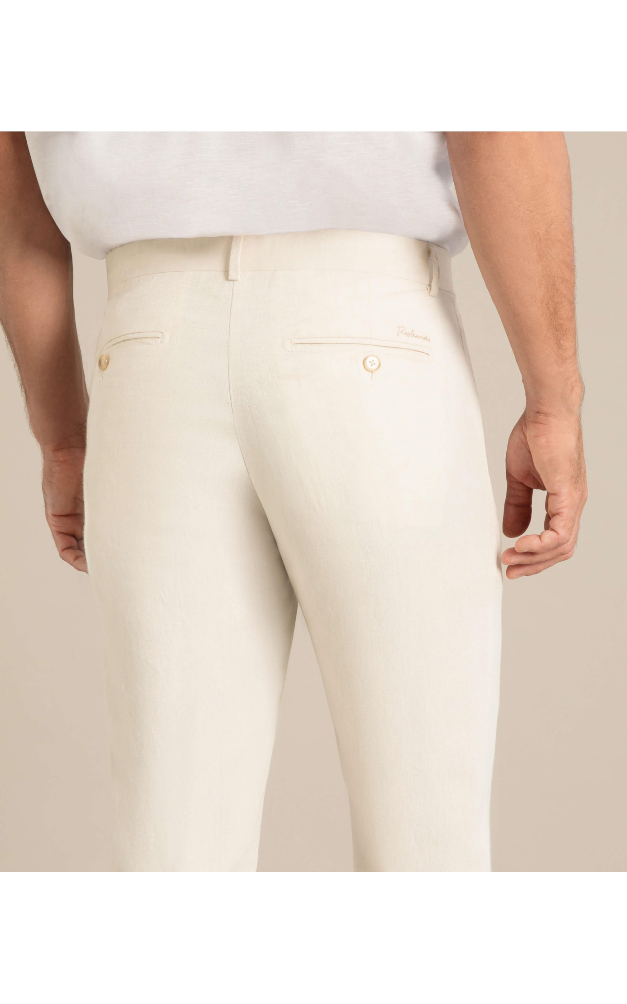 Calça Linho  Chino Tolit Natural