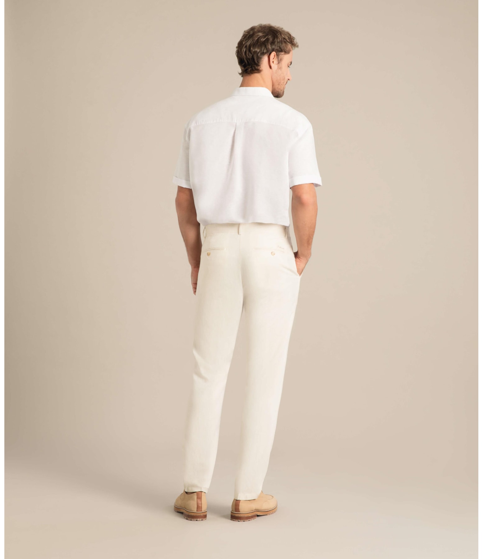 Calça Linho  Chino Tolit Natural