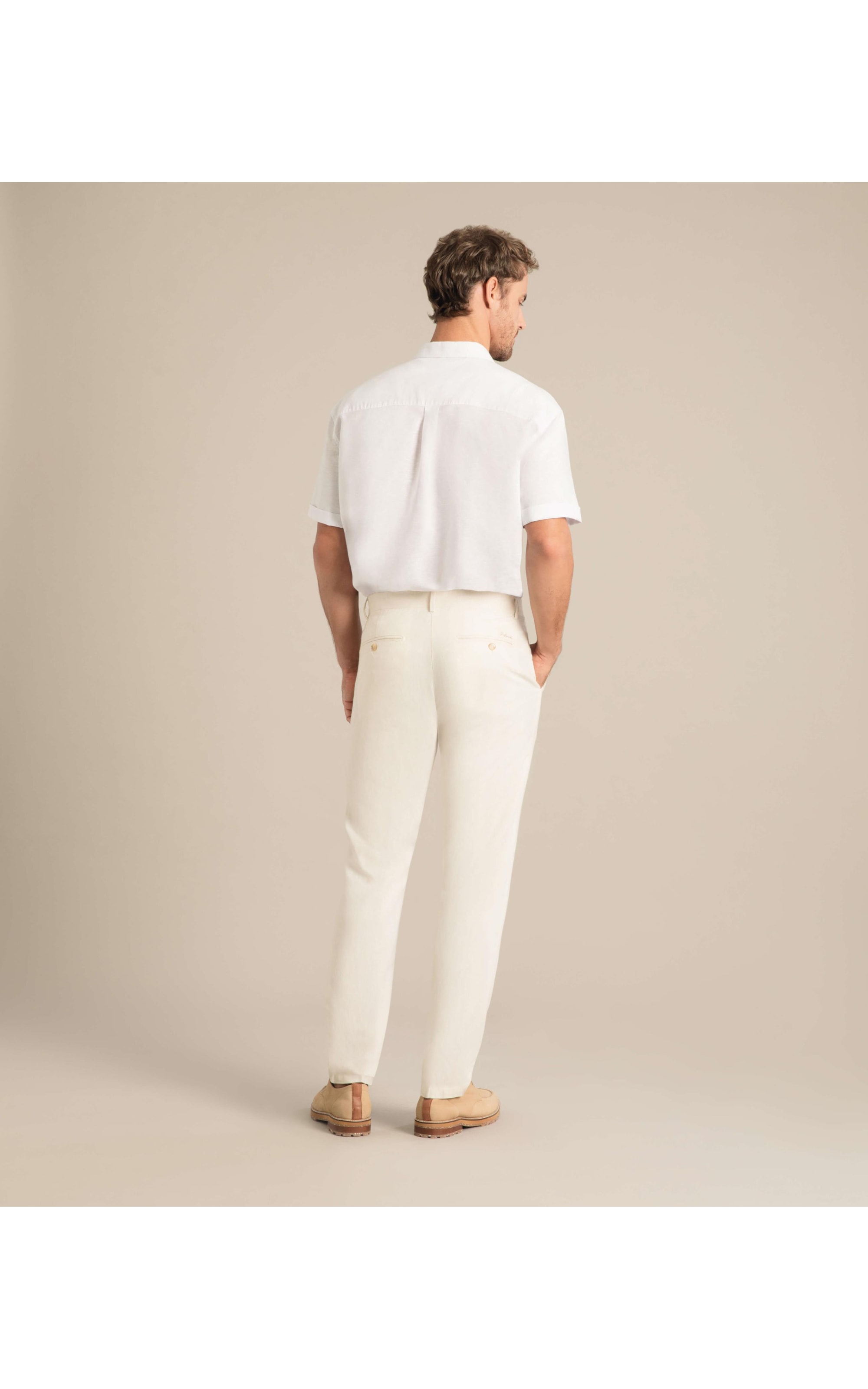 Calça Linho  Chino Tolit Natural