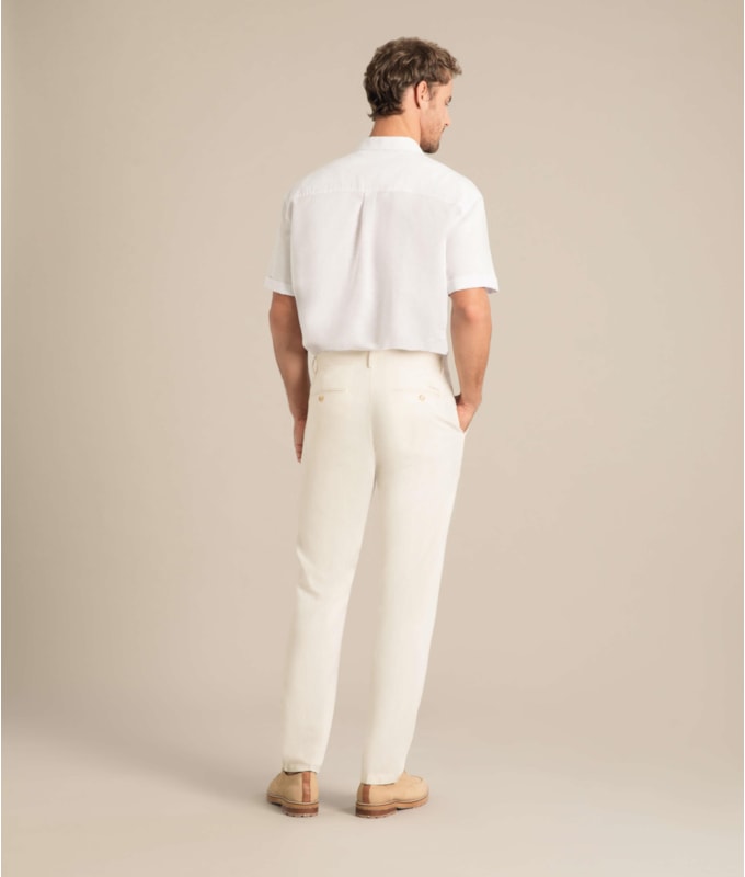 Calça Linho  Chino Tolit Natural
