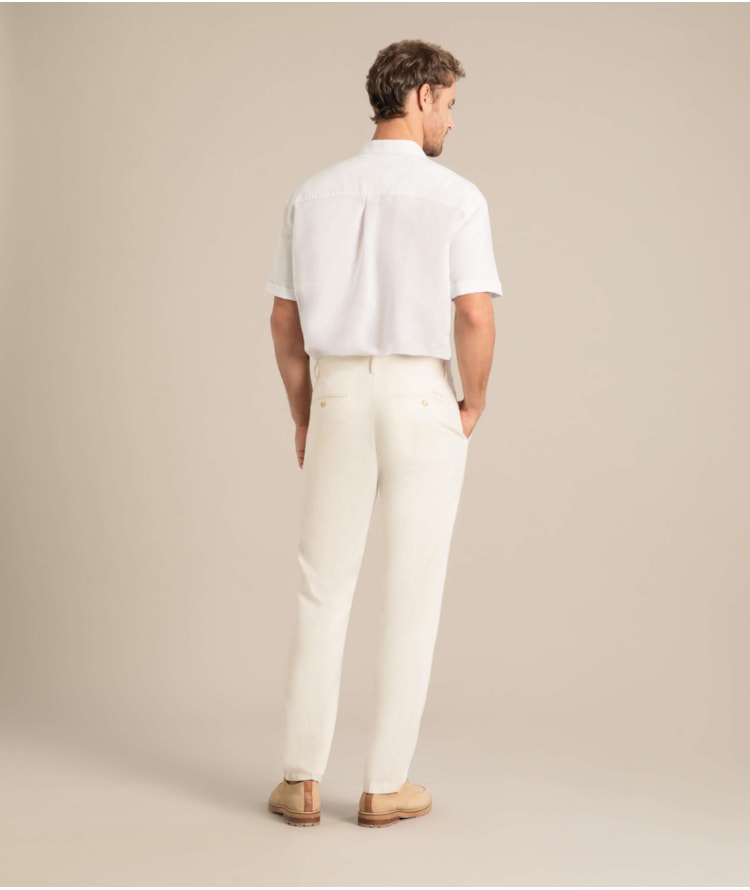 Calça Linho  Chino Tolit Natural