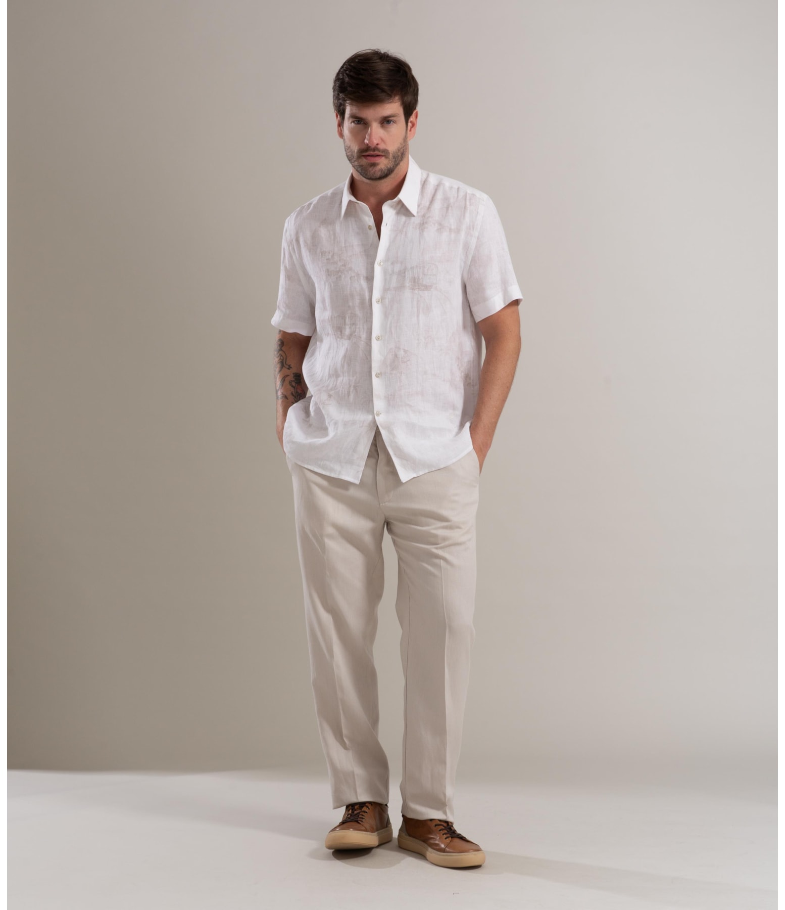 Calça Linho  Chino Tolit Sandy