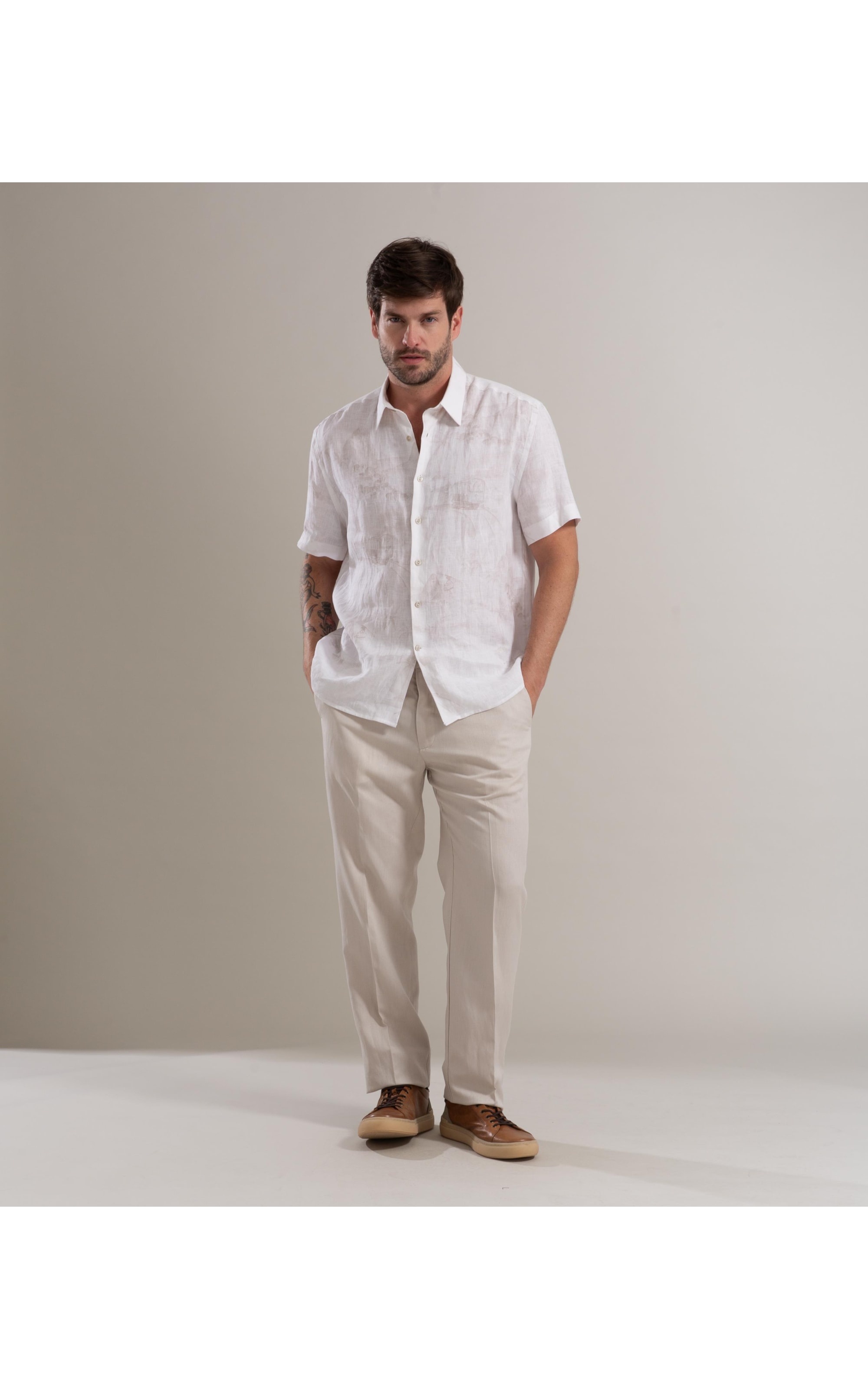 Calça Linho  Chino Tolit Sandy