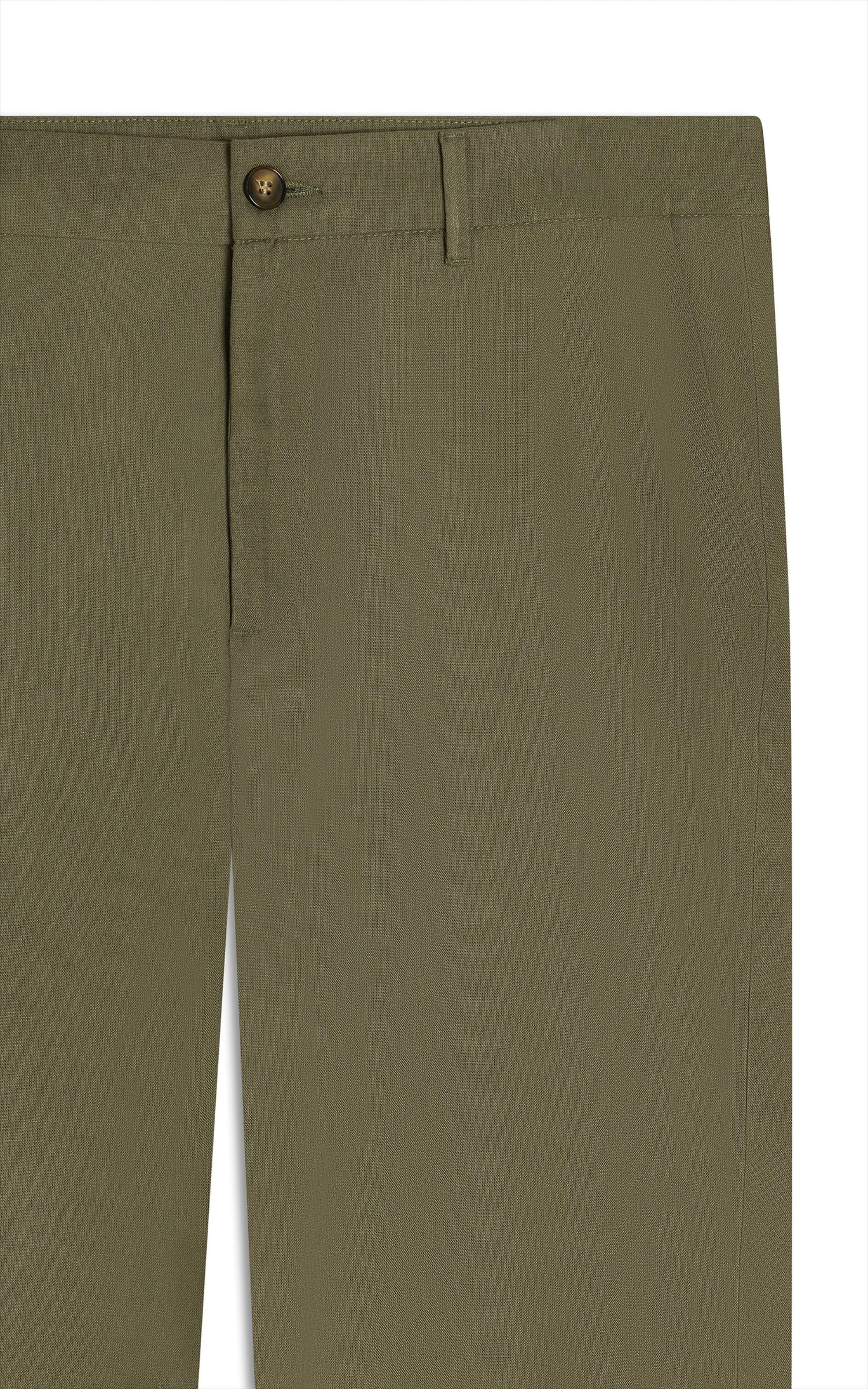 Calça Linho  Chino Tolit Verde Militar