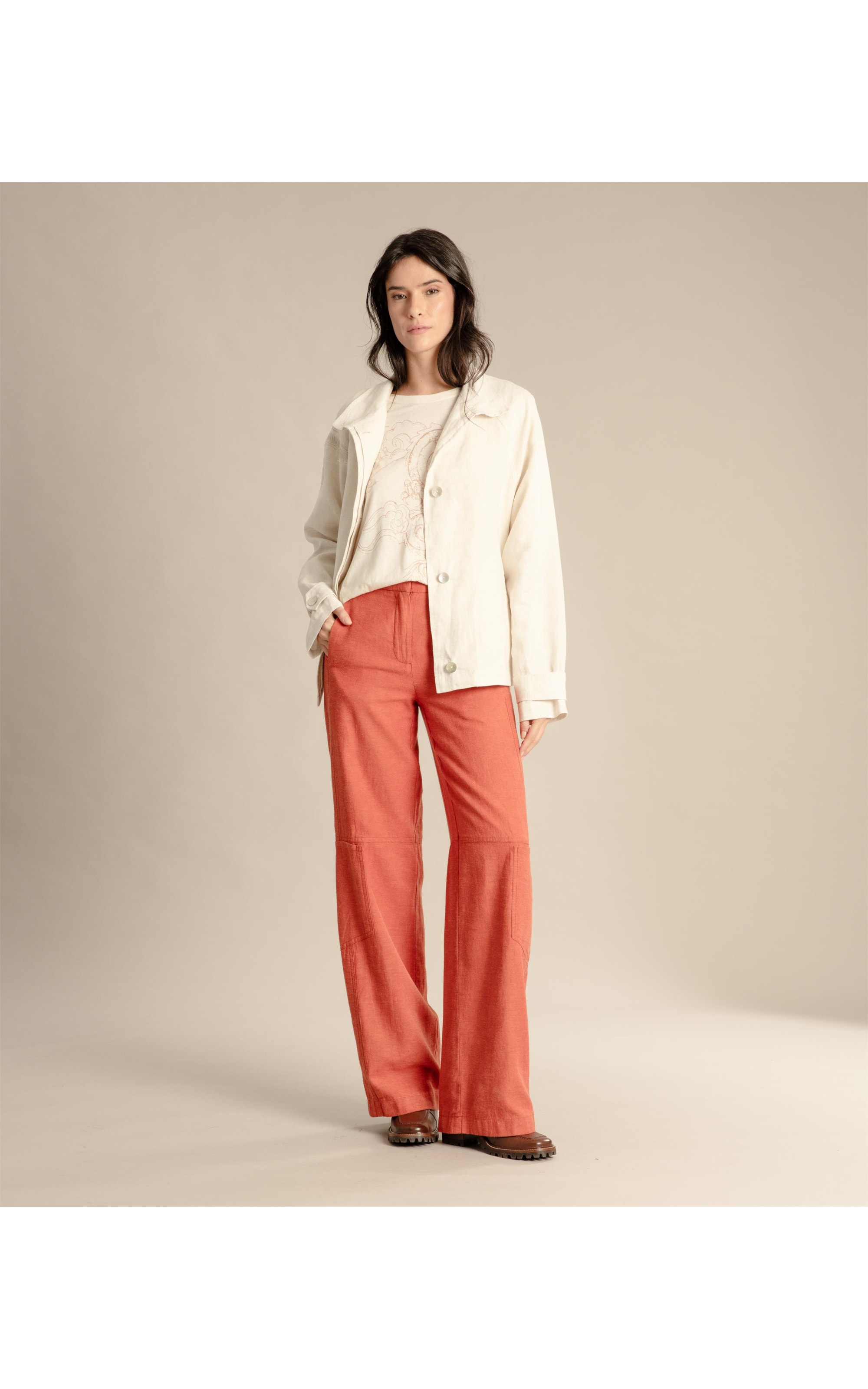 Calça Linho  Dallas Terra