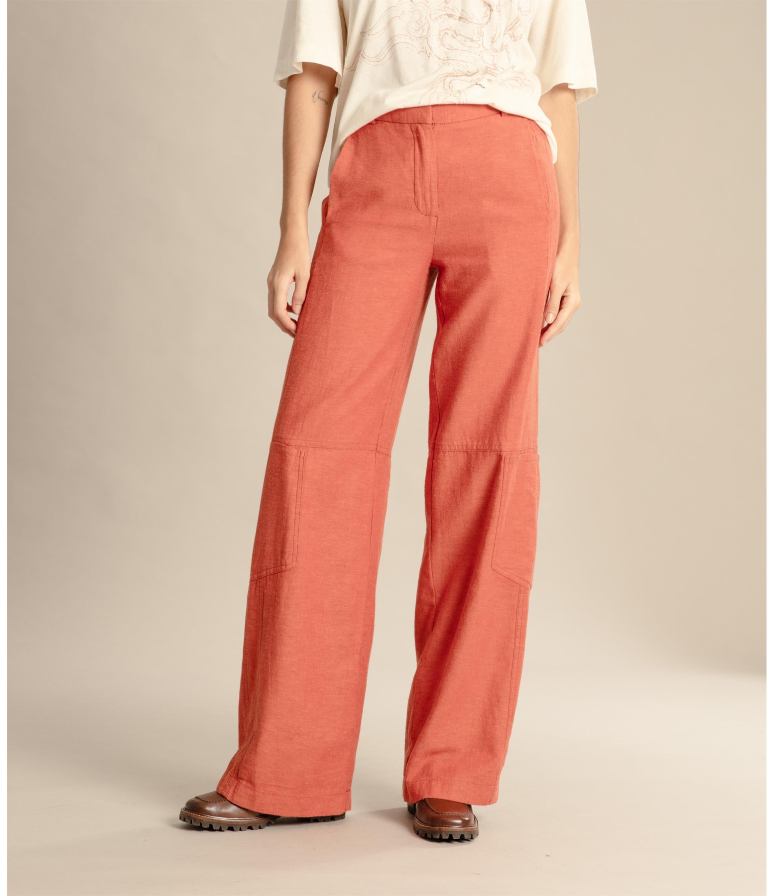 Calça Linho  Dallas Terra
