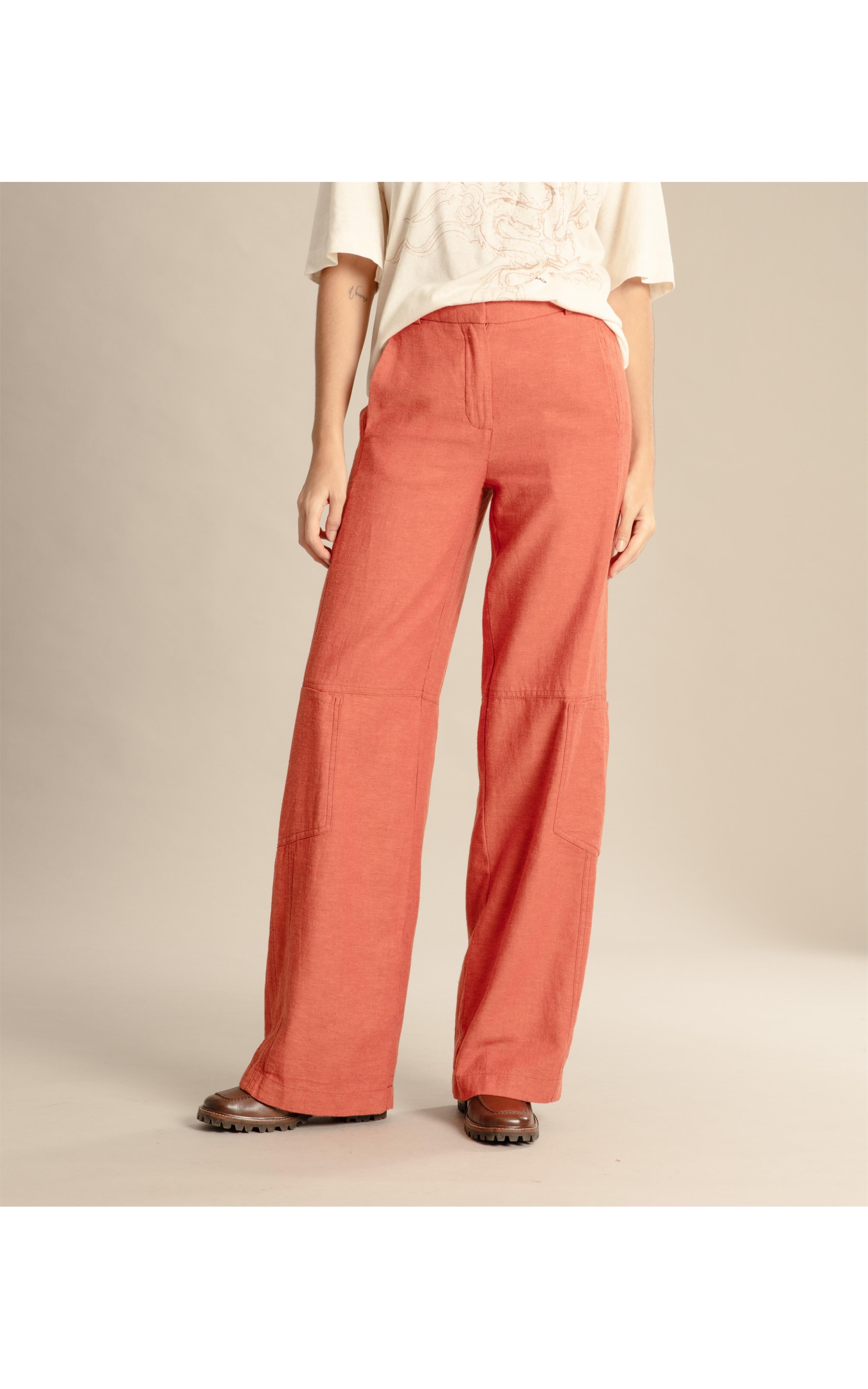 Calça Linho  Dallas Terra