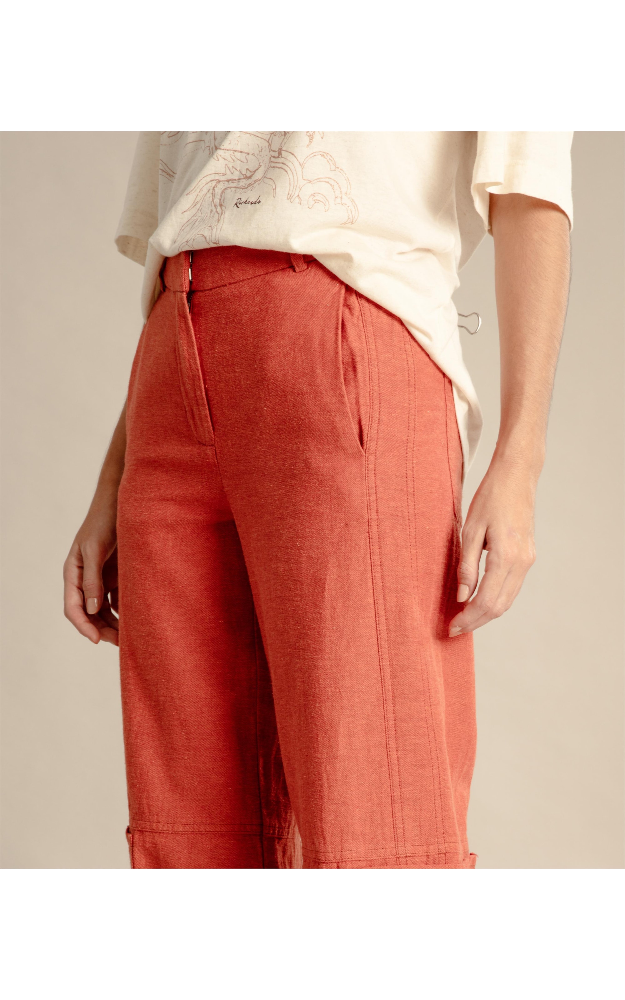 Calça Linho  Dallas Terra