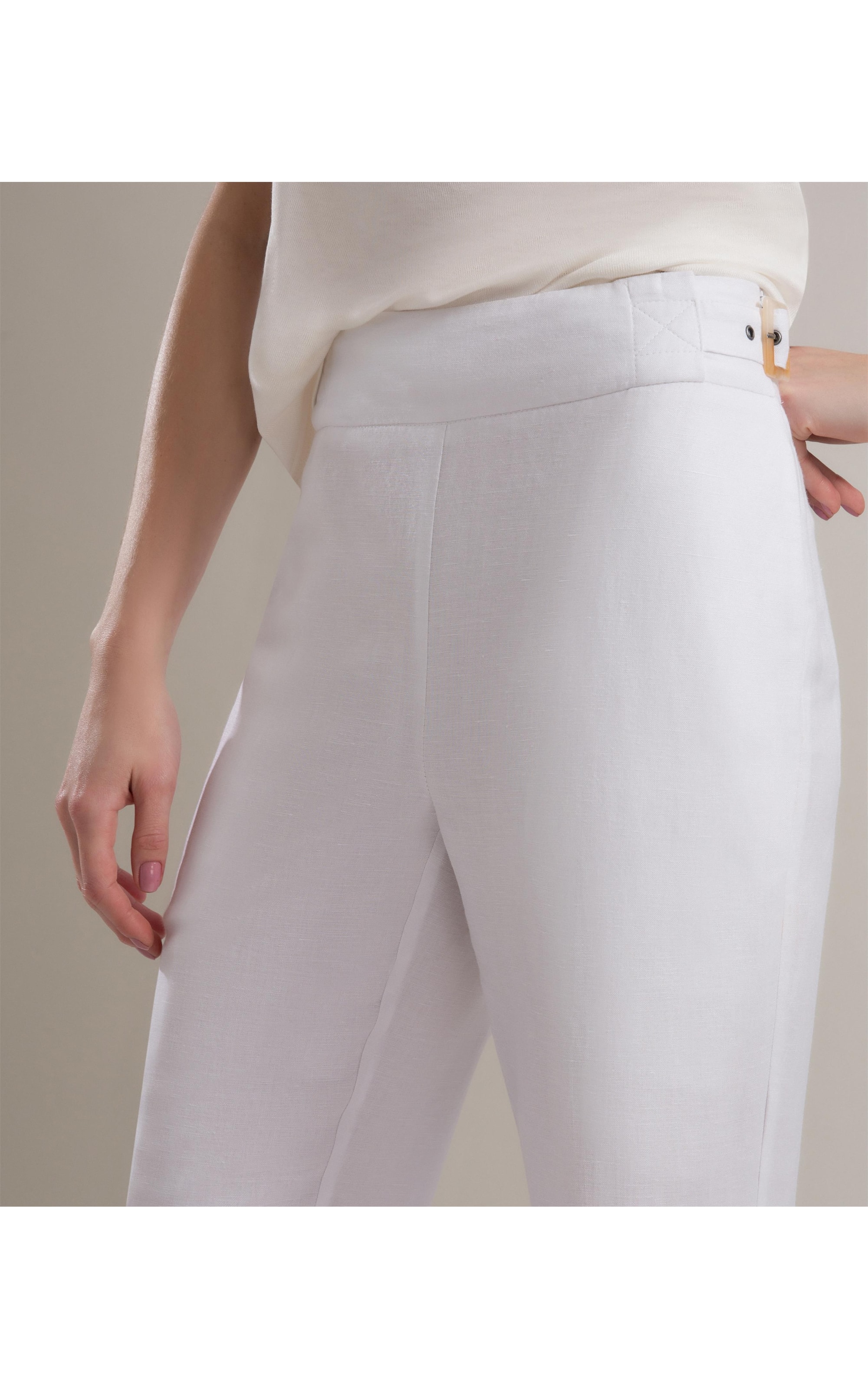 Calça Linho  Diane Branco