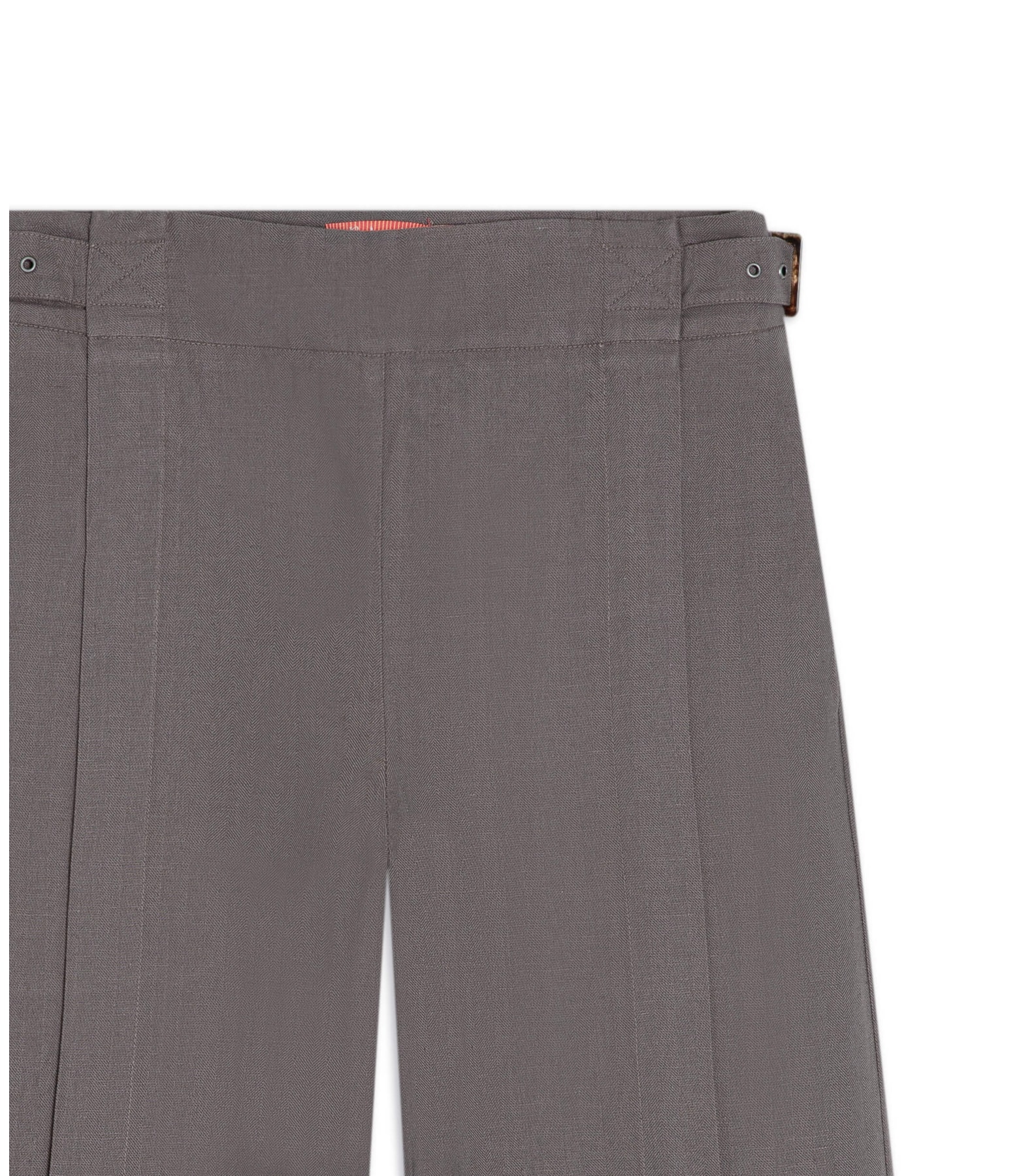  Calça Linho  Diane Chevil Ft Tabaco