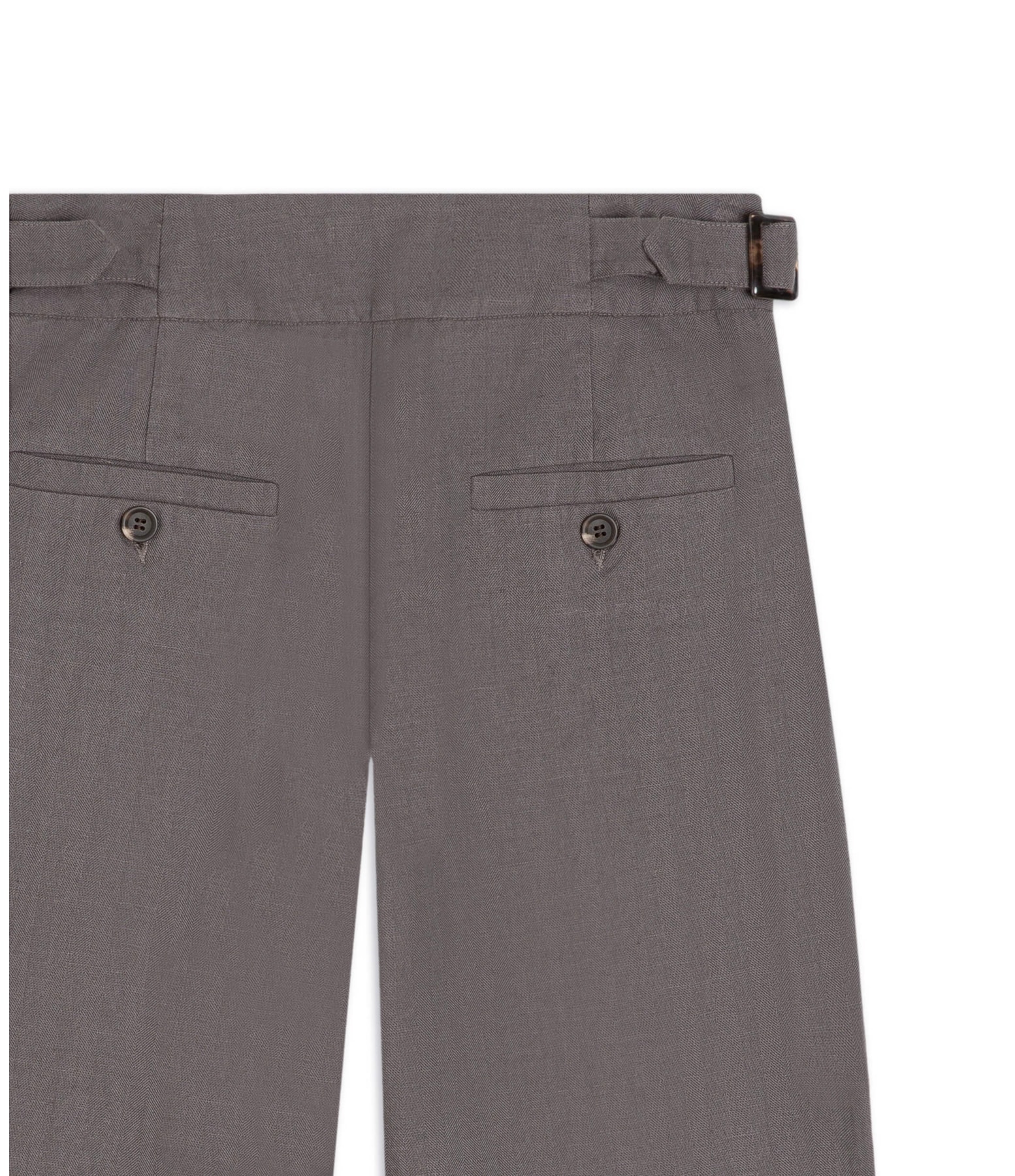  Calça Linho  Diane Chevil Ft Tabaco