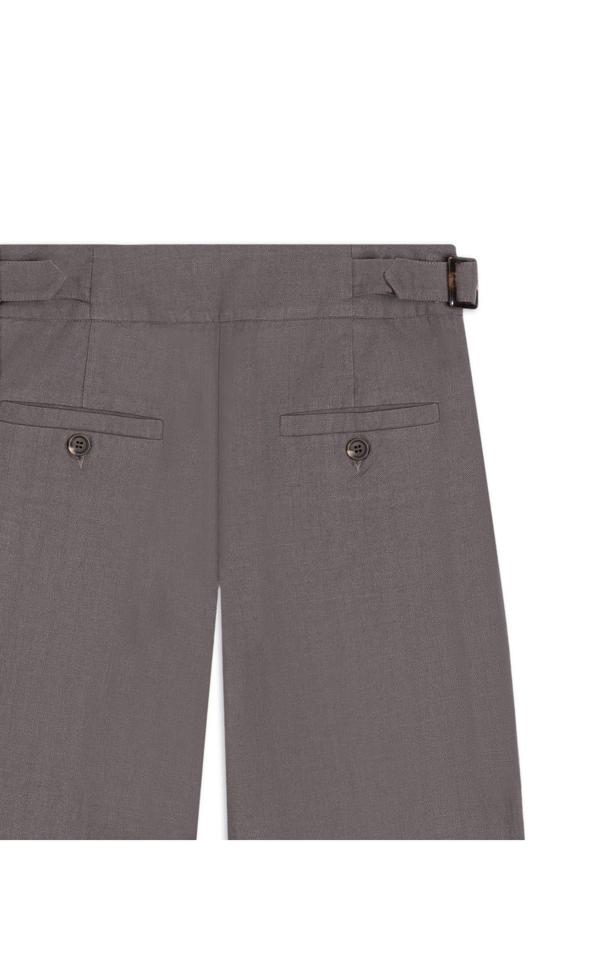  Calça Linho  Diane Chevil Ft Tabaco