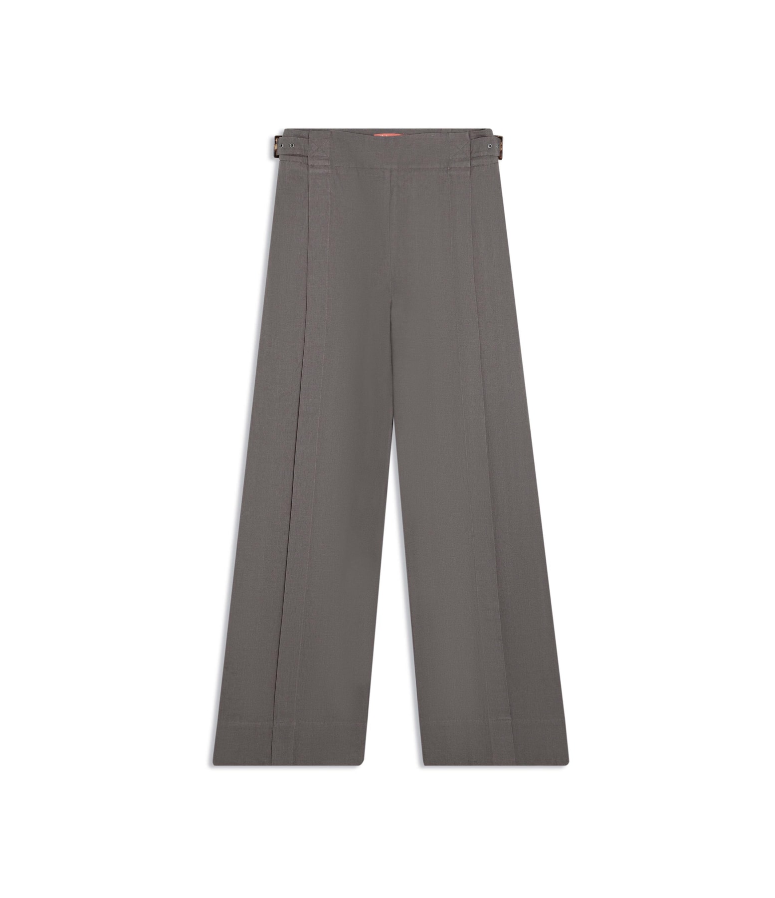  Calça Linho  Diane Chevil Ft Tabaco