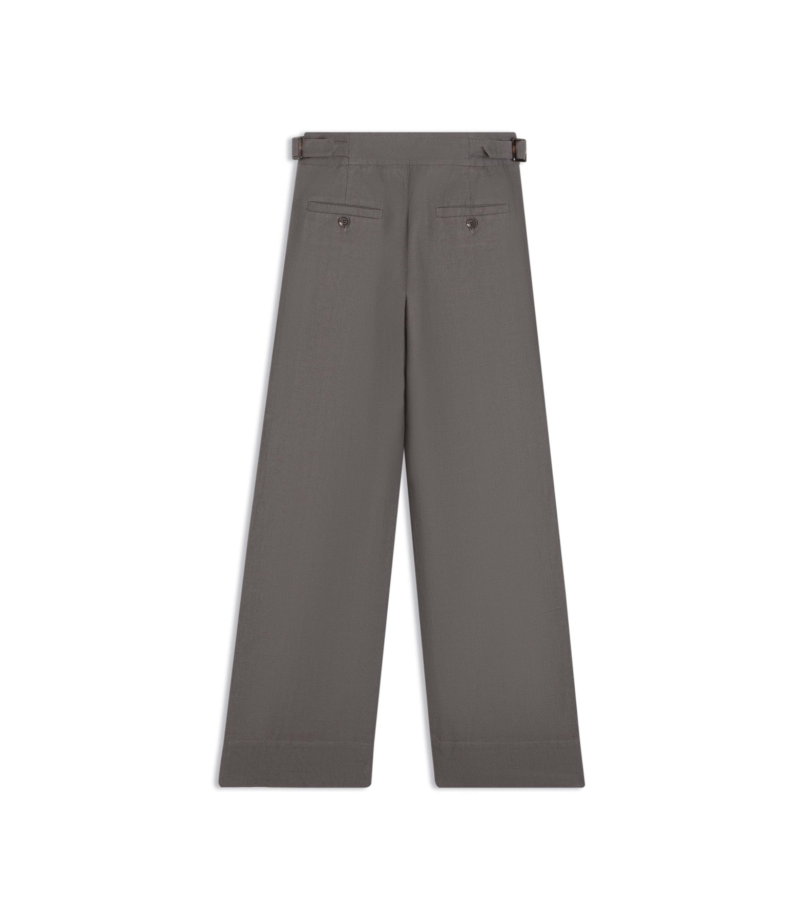  Calça Linho  Diane Chevil Ft Tabaco