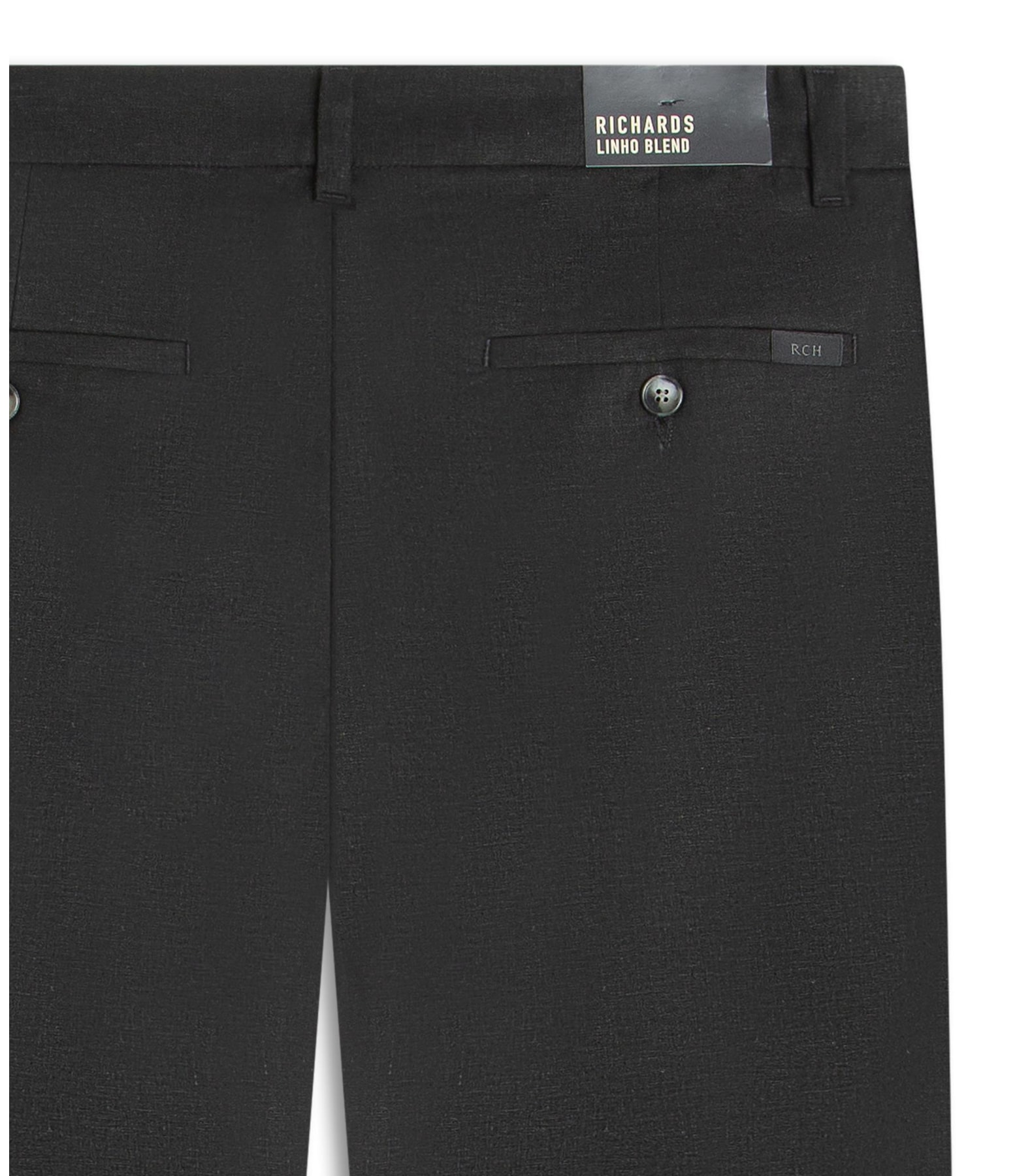 Calça Linho  Elegance  Preto -