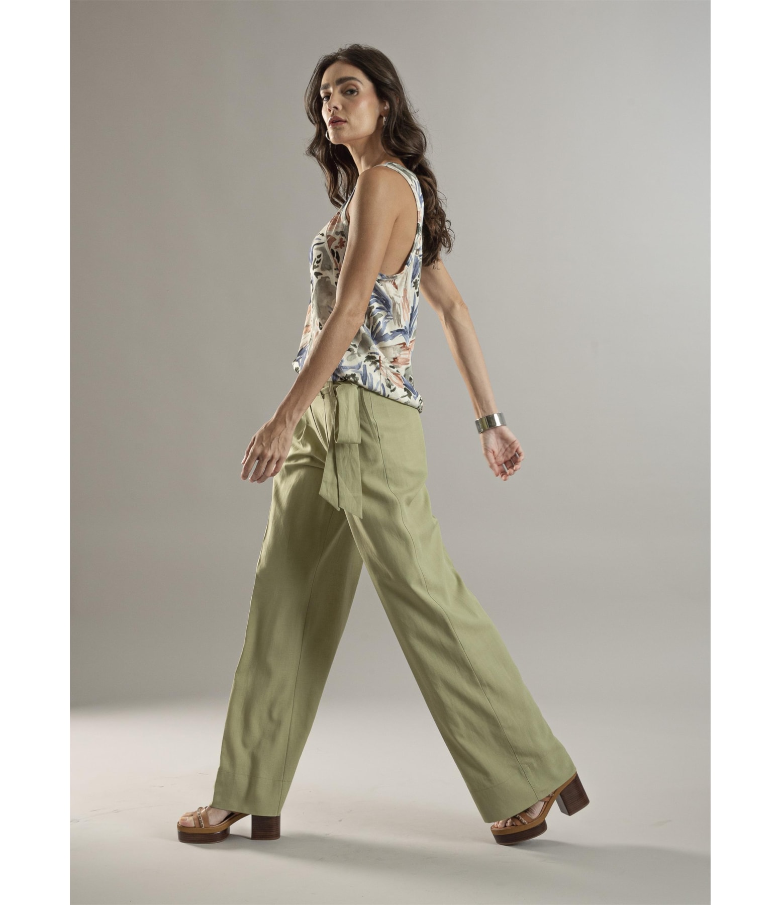 Calça Linho  Ferrara Pistache