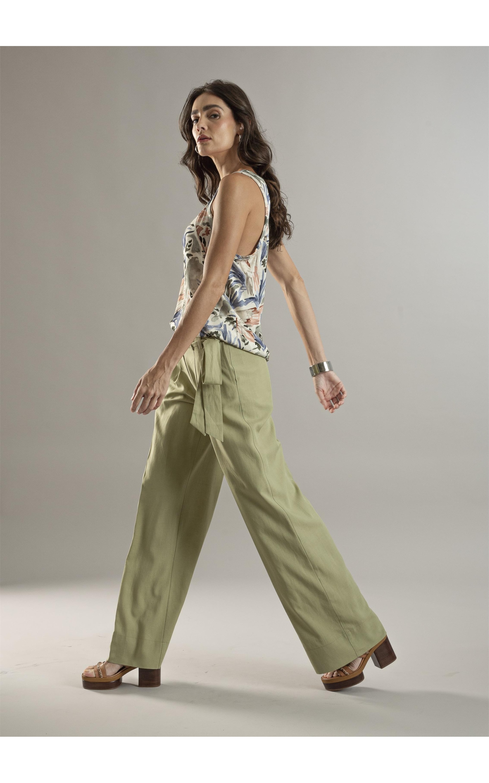 Calça Linho  Ferrara Pistache