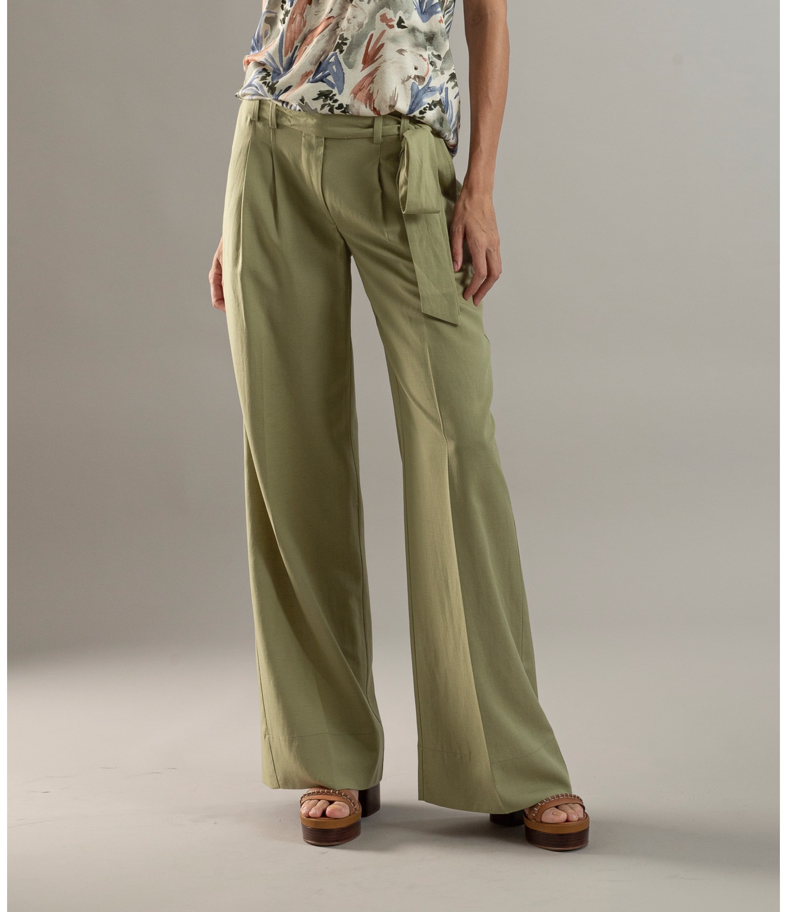 Calça Linho  Ferrara Pistache