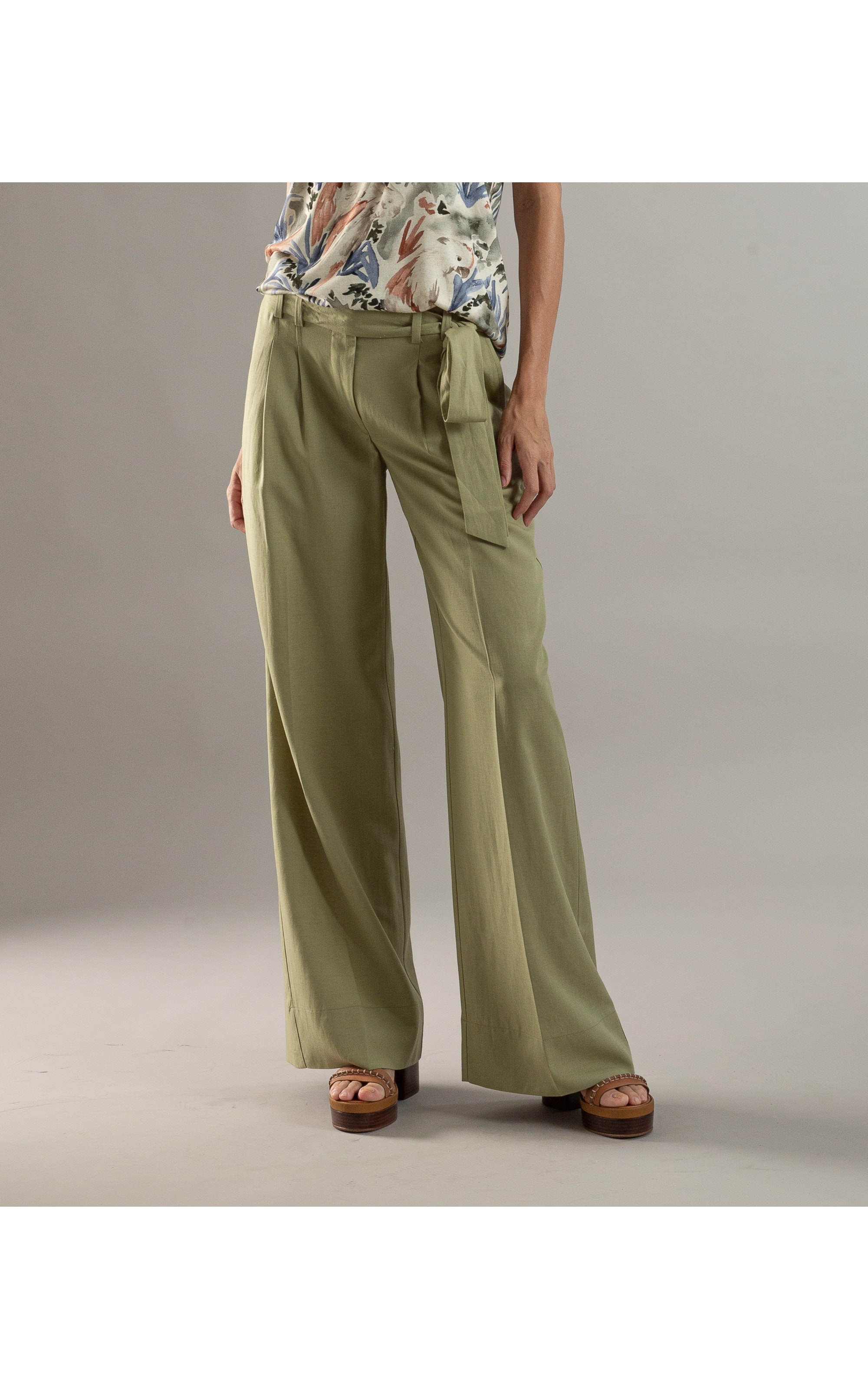 Calça Linho  Ferrara Pistache