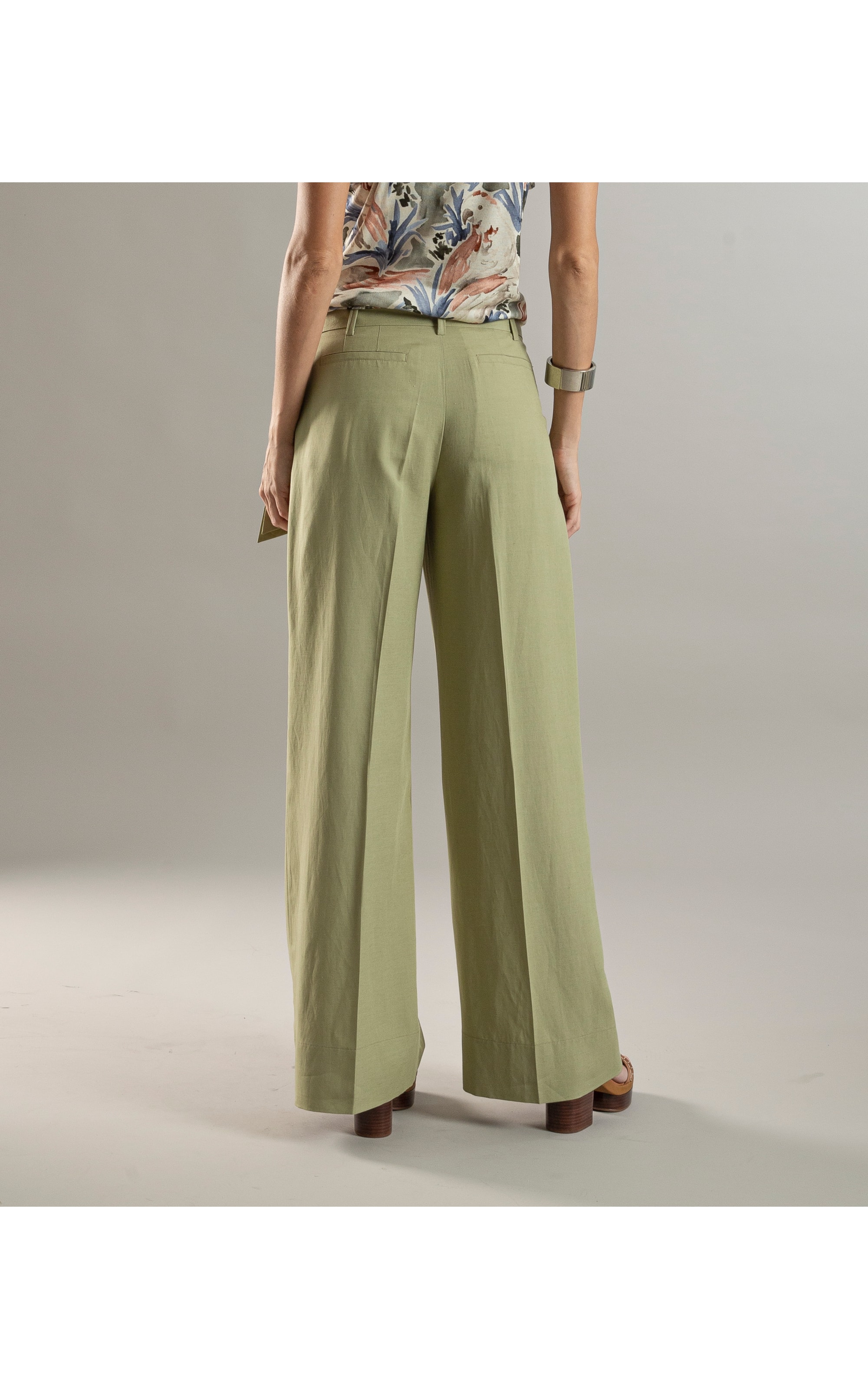 Calça Linho  Ferrara Pistache