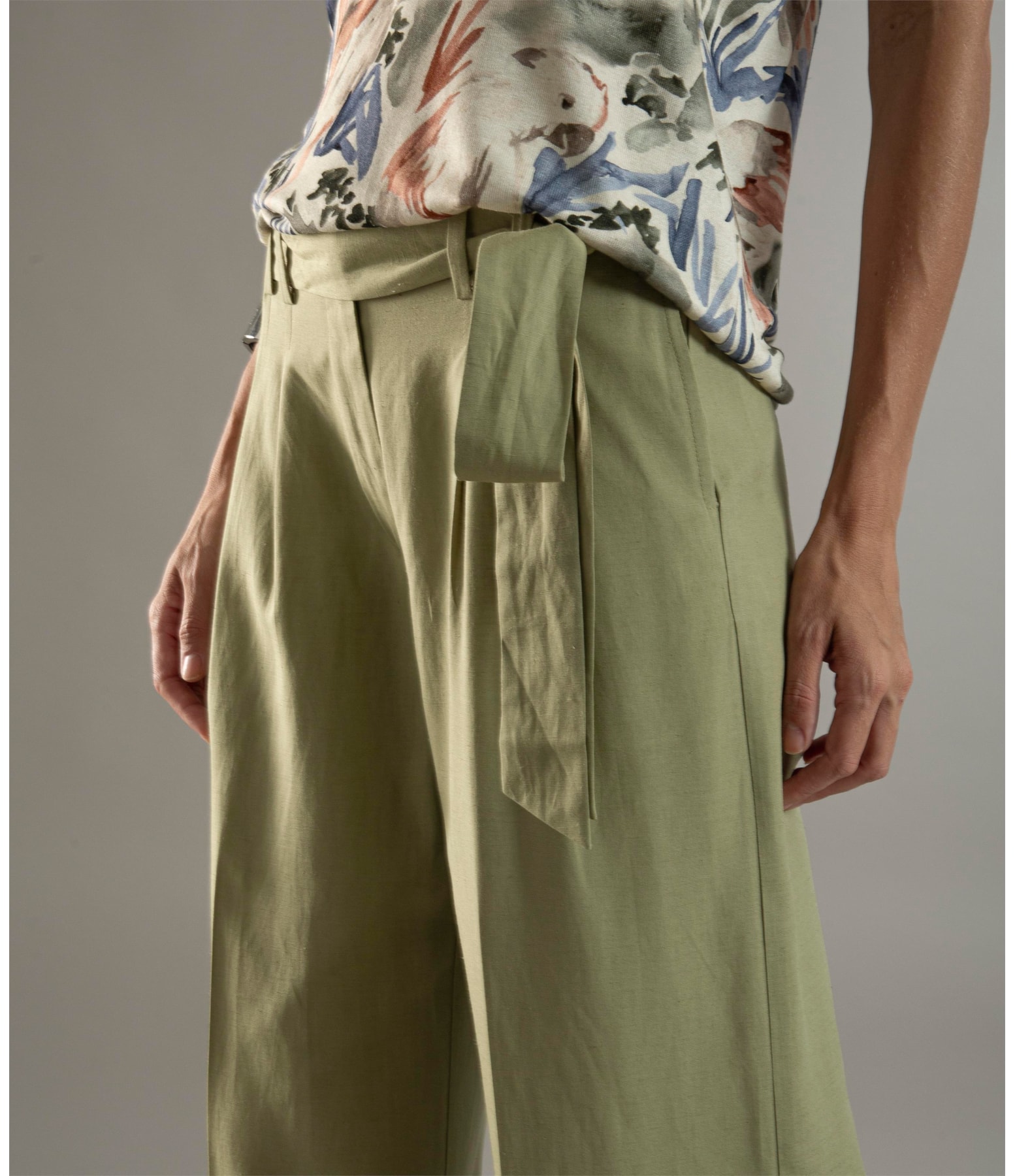 Calça Linho  Ferrara Pistache
