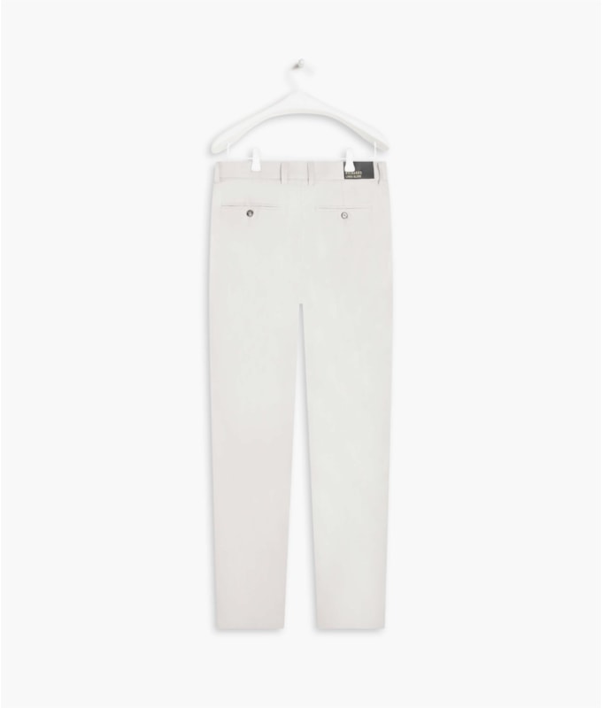 Calça Linho  Fish Bone Natural
