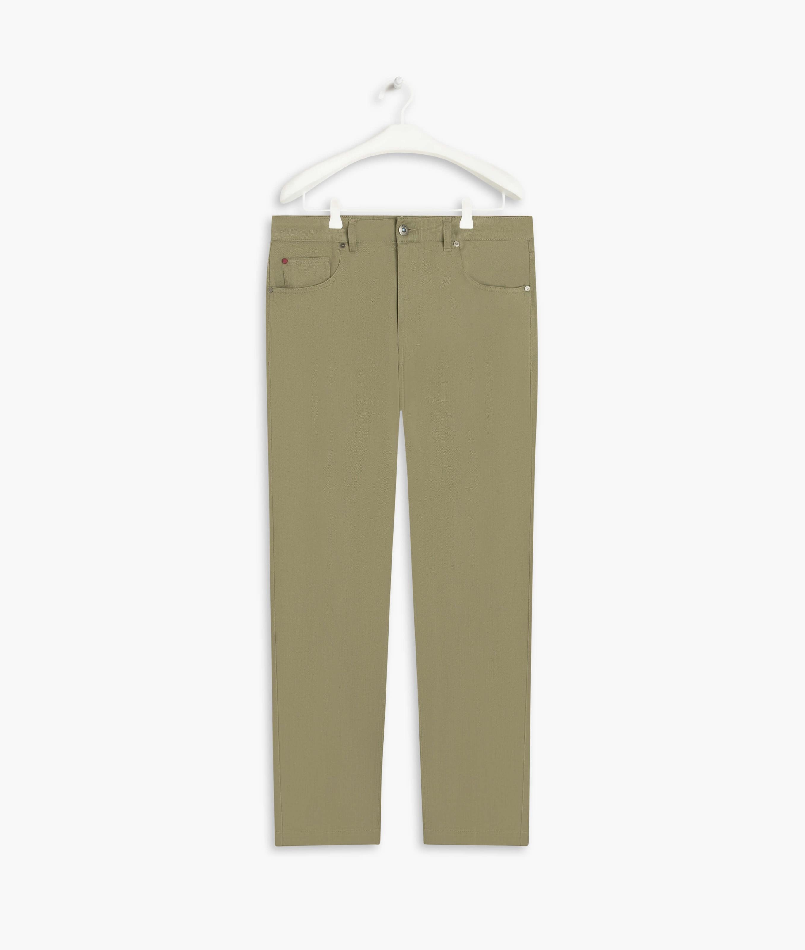 Calça Linho Five Pockets Estonia Verde Militar