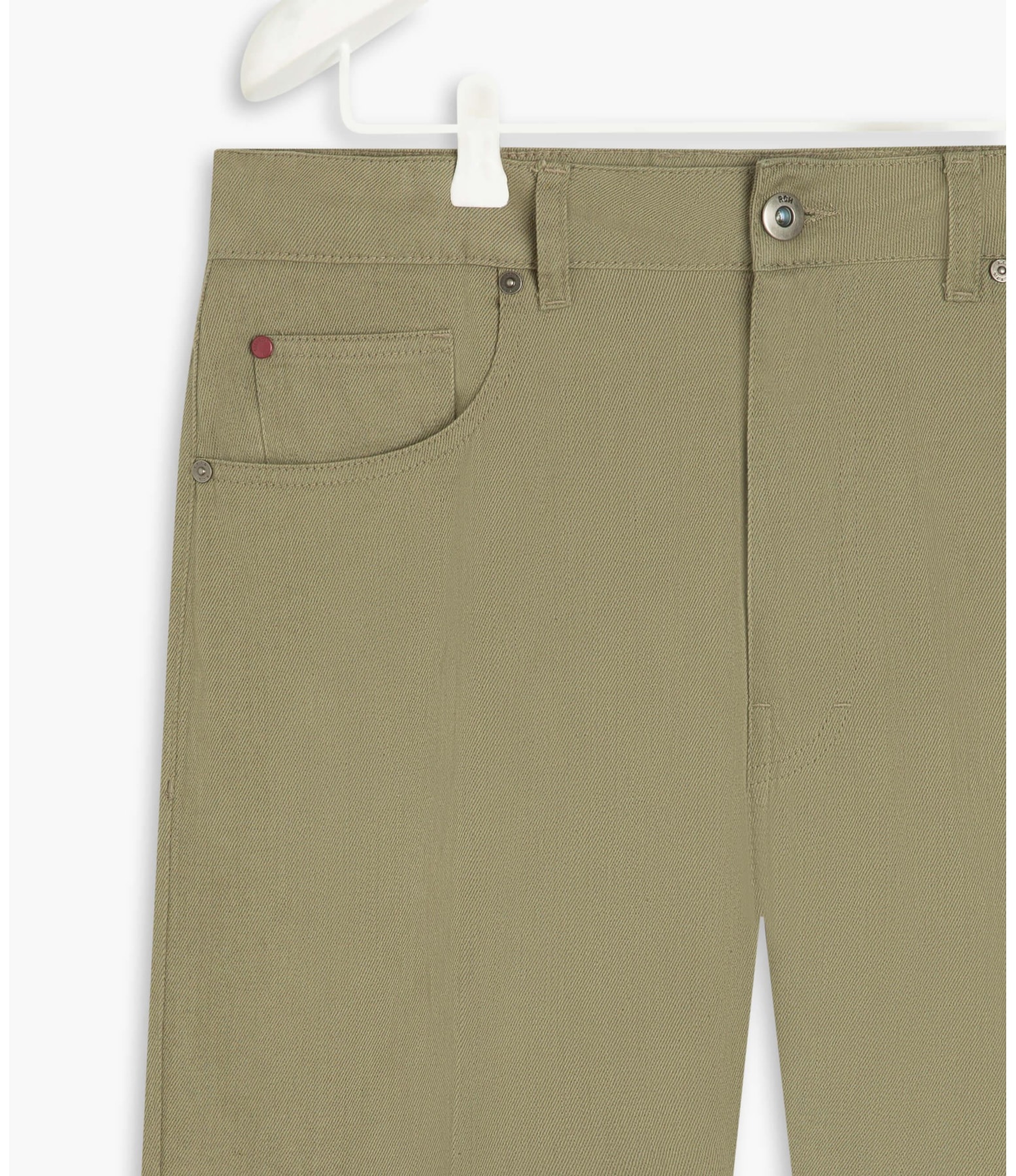 Calça Linho  Five Pockets Estonia Verde Militar