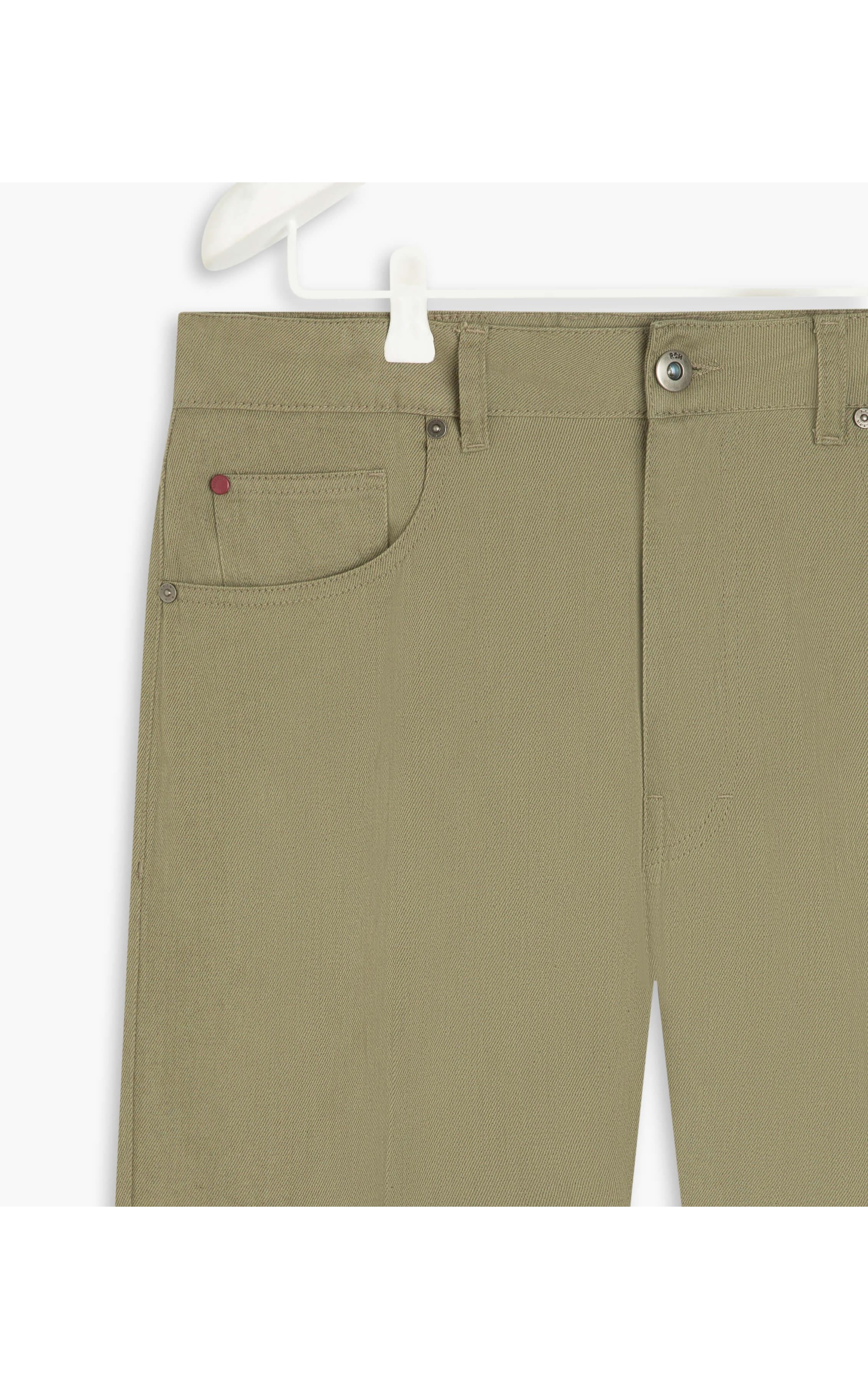 Calça Linho  Five Pockets Estonia Verde Militar