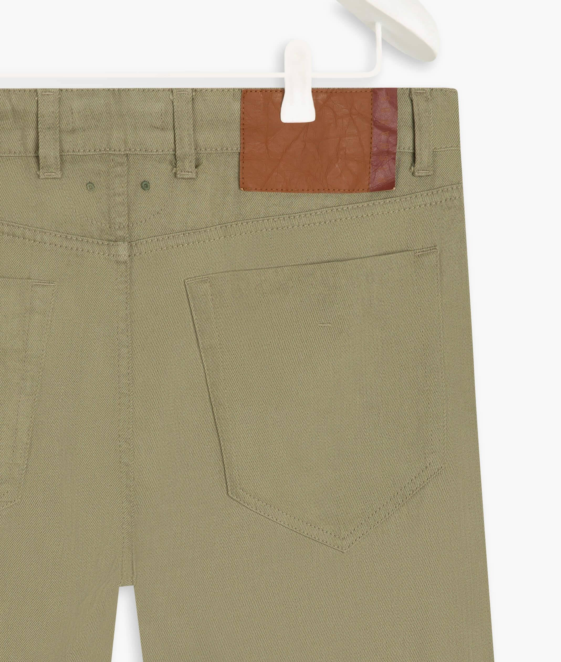 Calça Linho Five Pockets Estonia Verde Militar