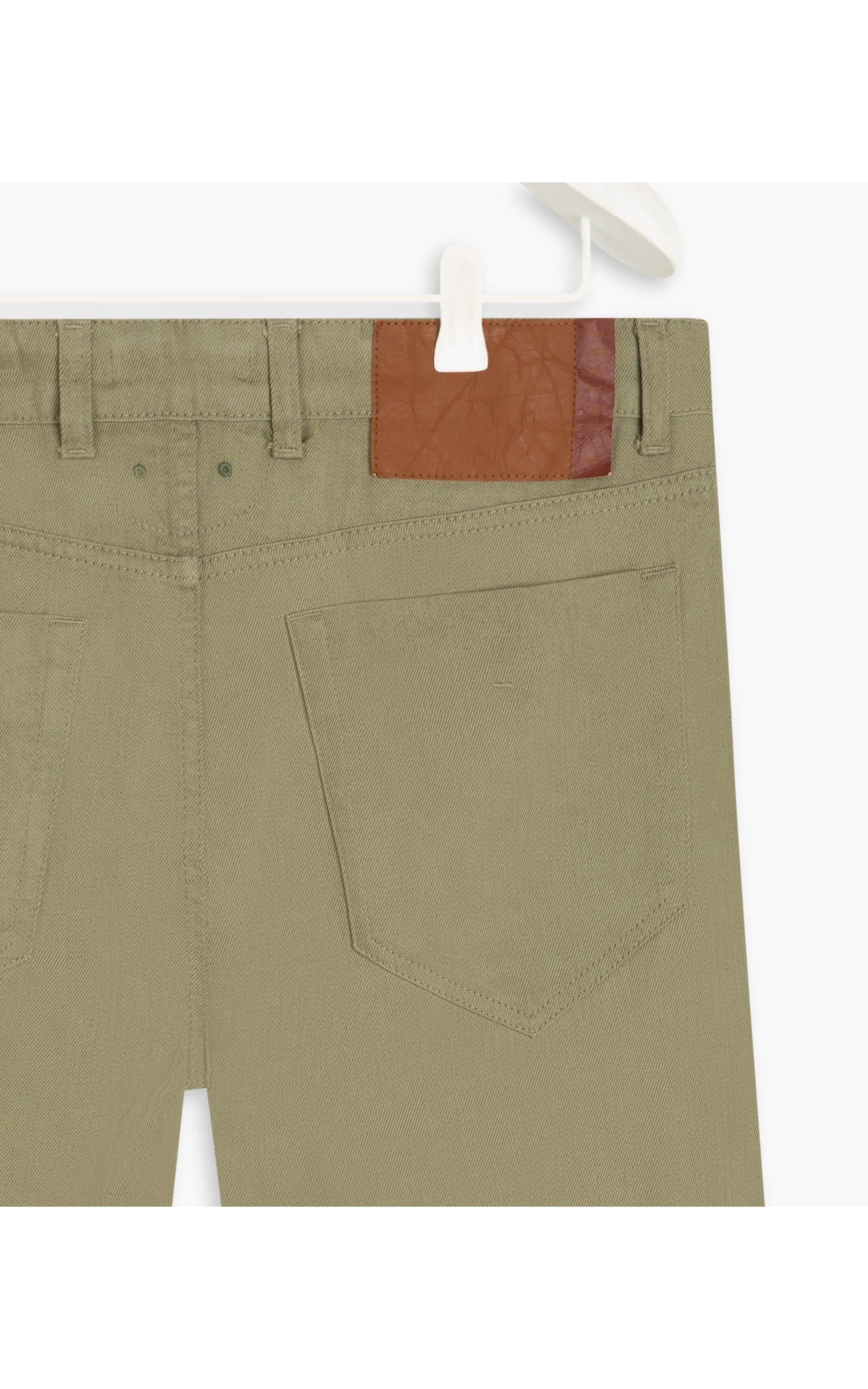 Calça Linho  Five Pockets Estonia Verde Militar