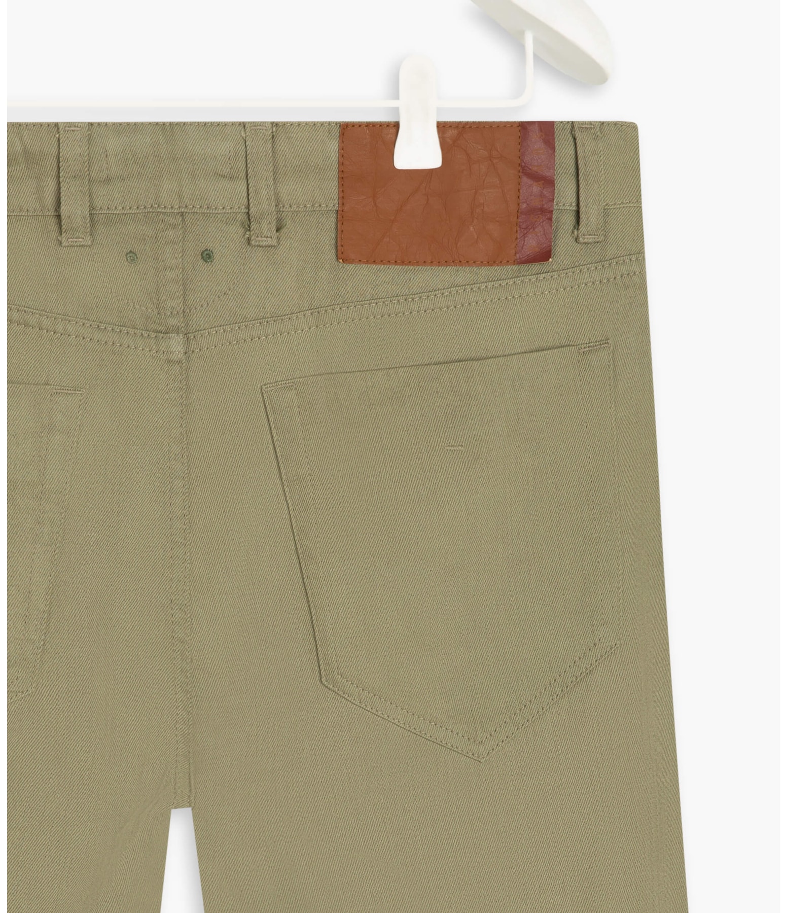 Calça Linho  Five Pockets Estonia Verde Militar