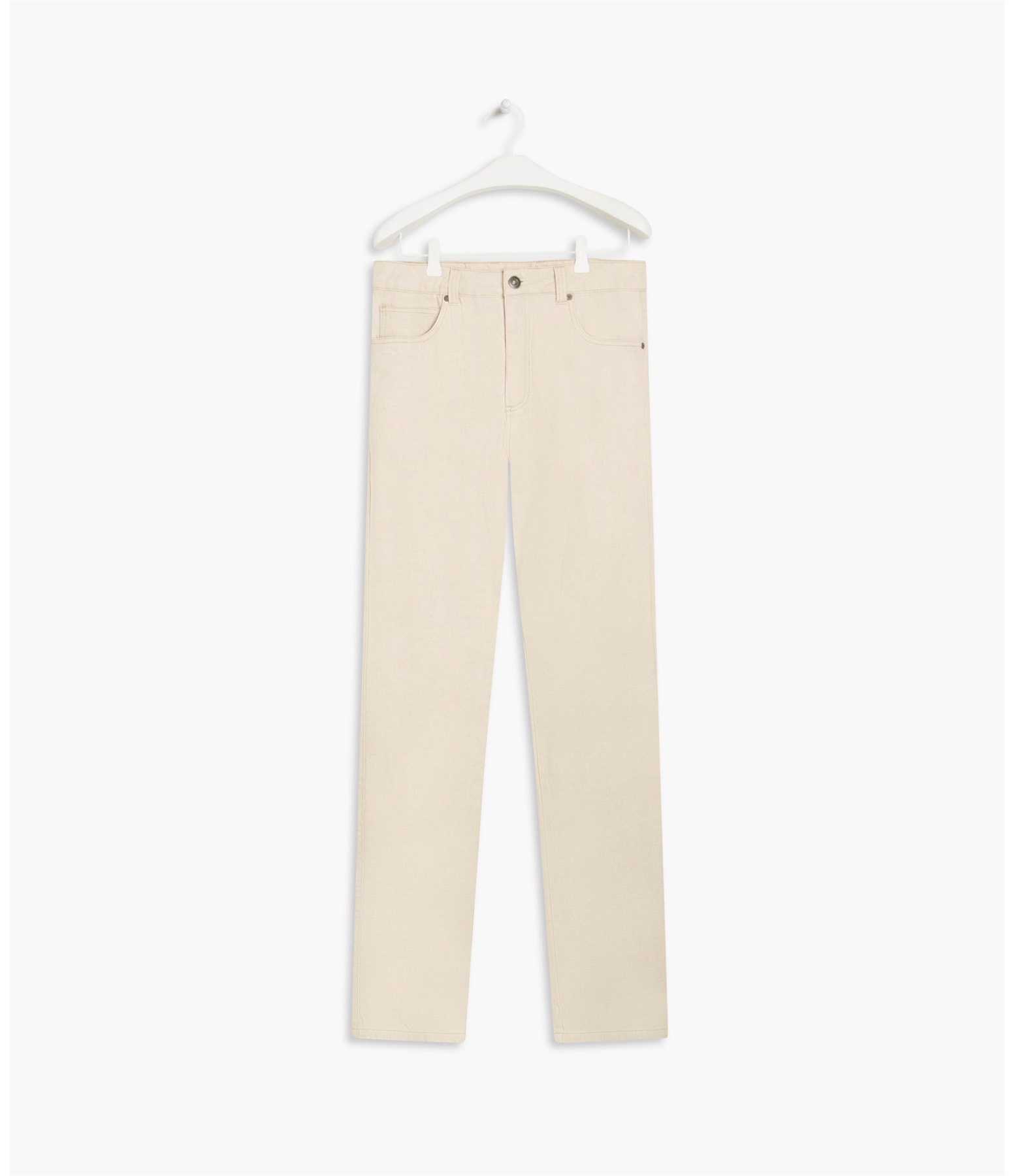 Calça Linho  Five Pockets Kactus Natural