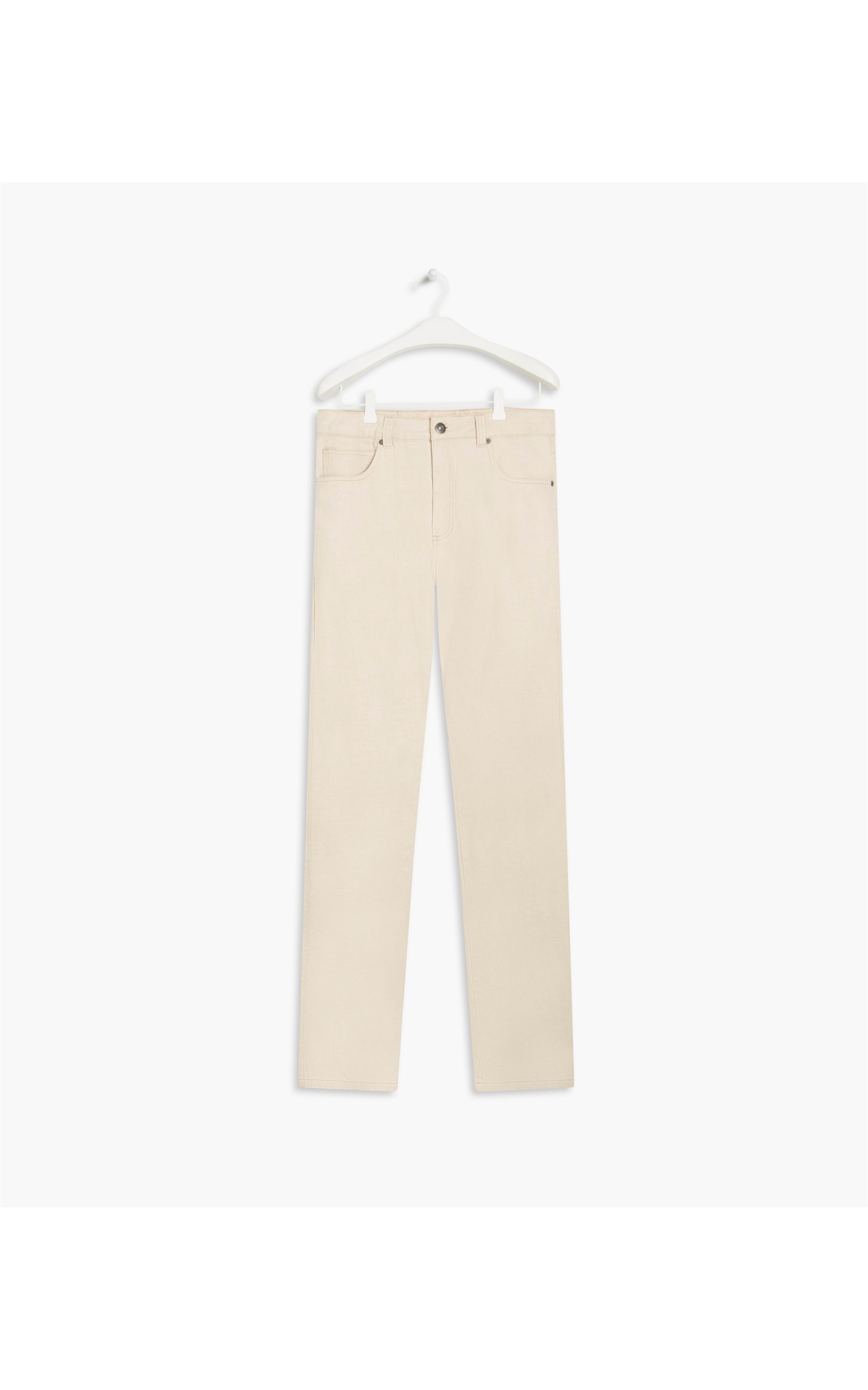Calça Linho  Five Pockets Kactus Natural