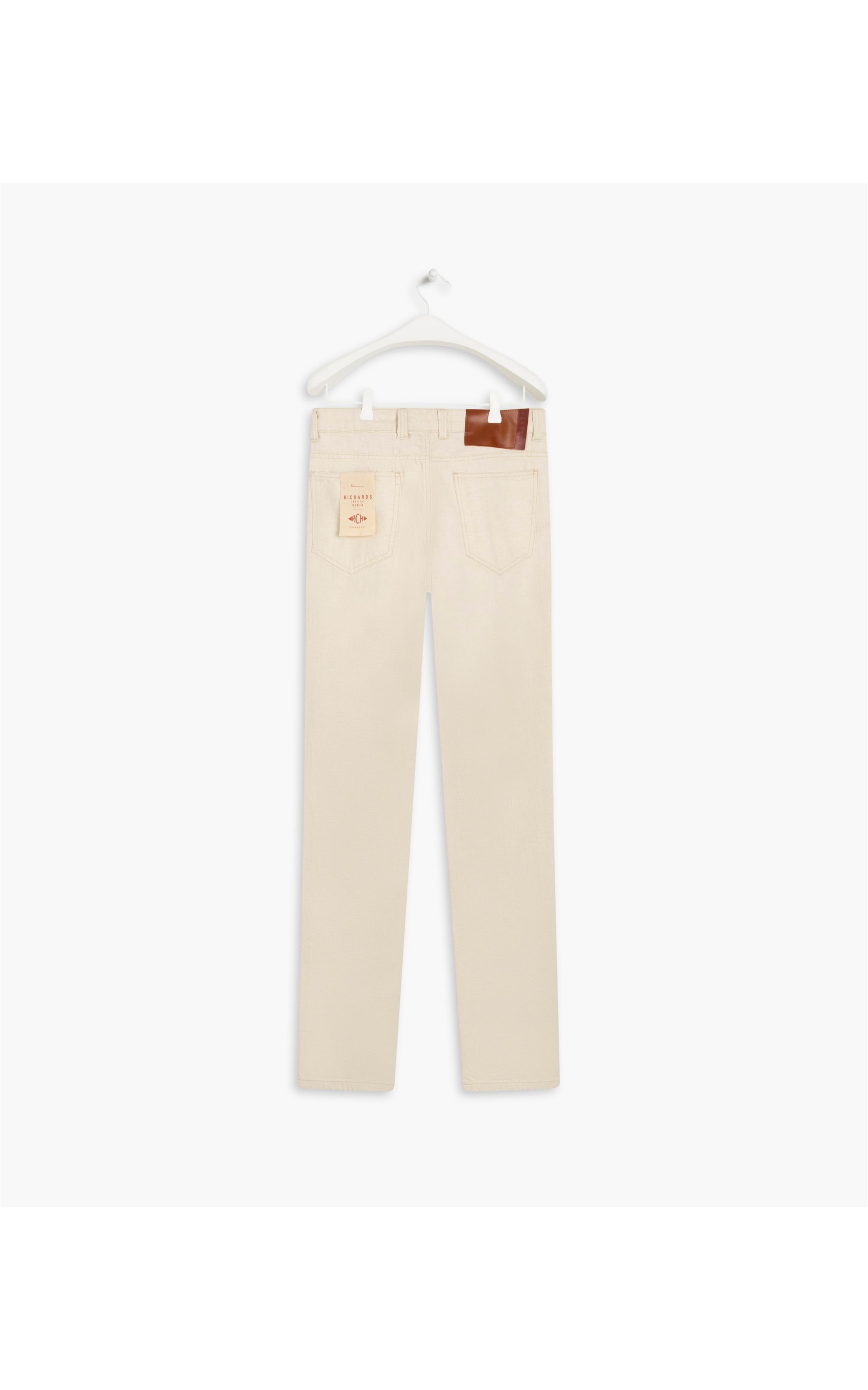 Calça Linho  Five Pockets Kactus Natural