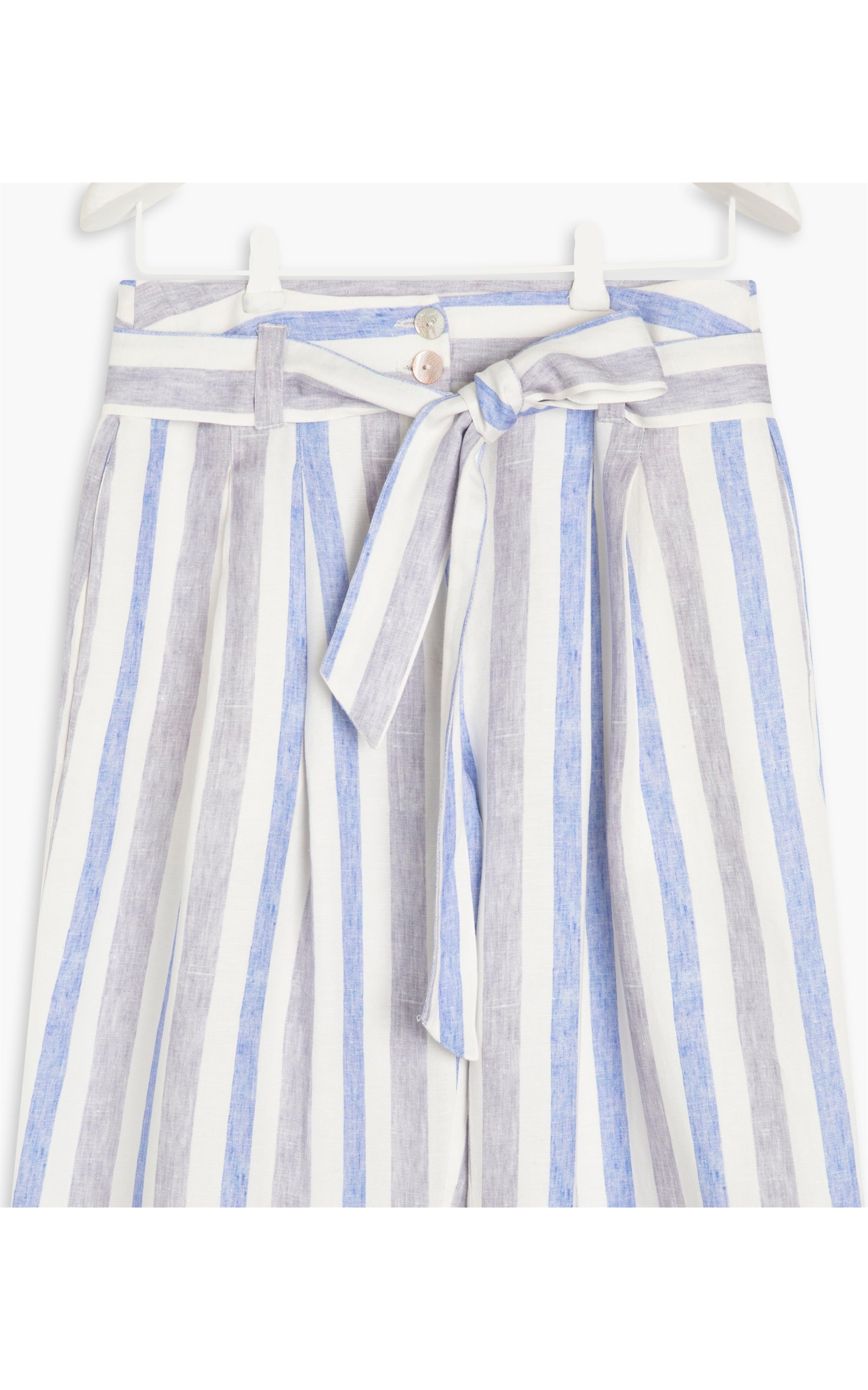 Calça Linho  Jane  Stripes Lilas