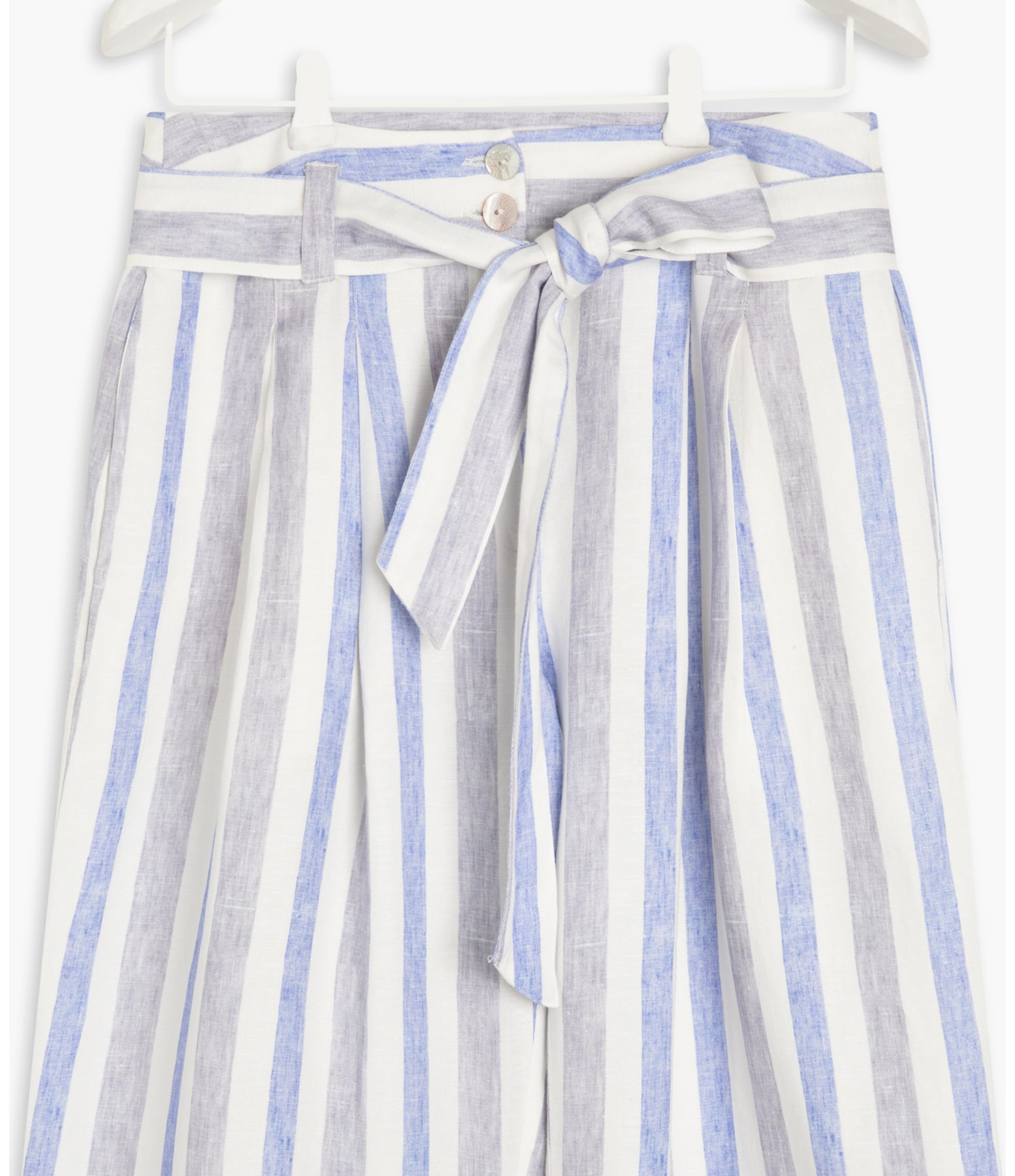 Calça Linho  Jane  Stripes Lilas