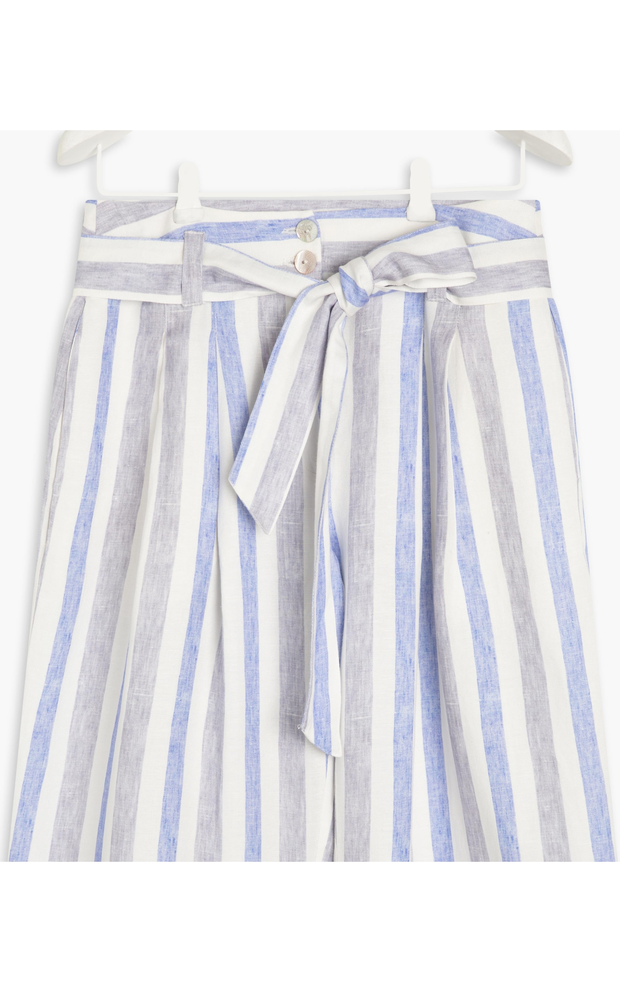 Calça Linho  Jane  Stripes Lilas