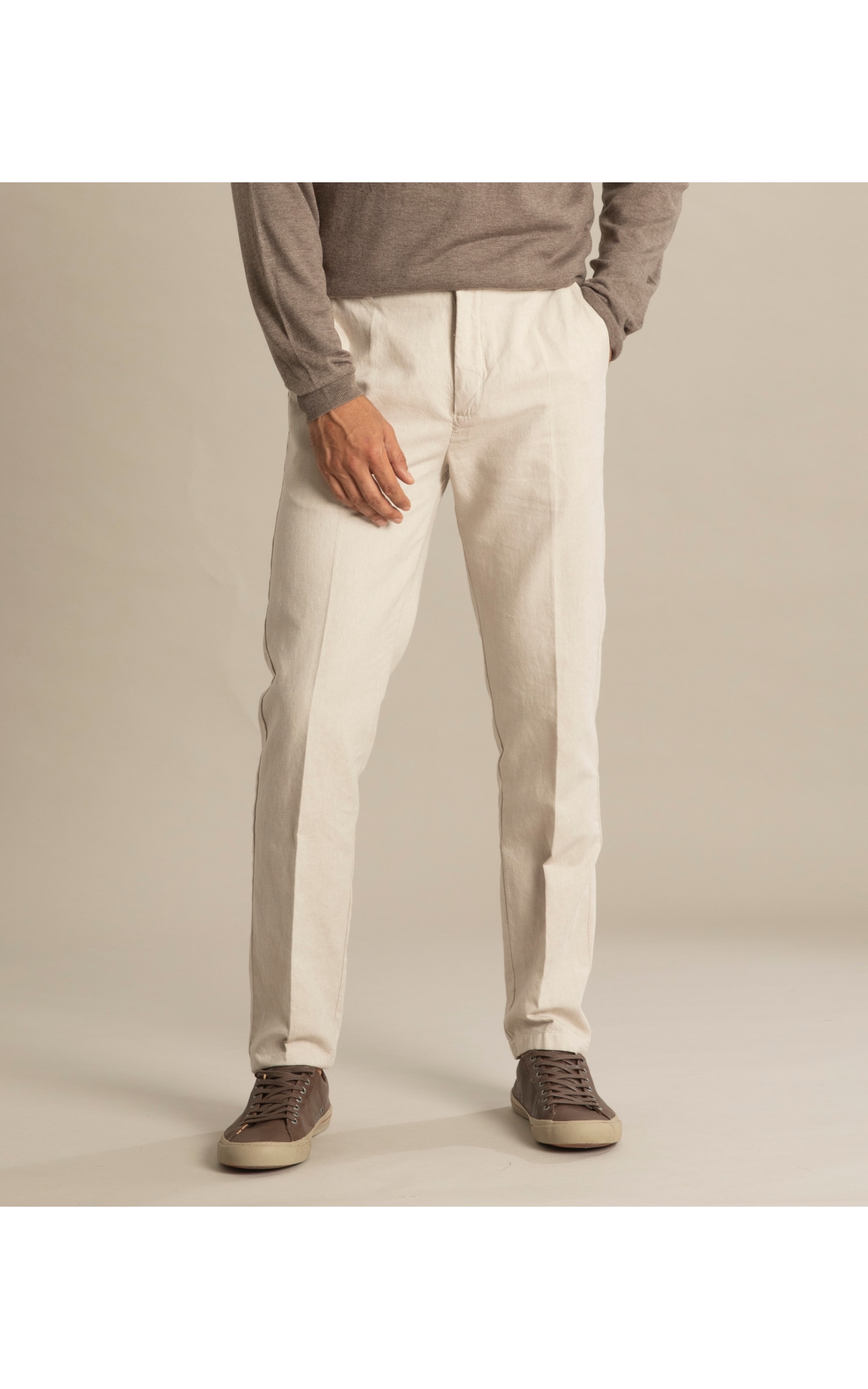 Calça Linho  Linsar Natural