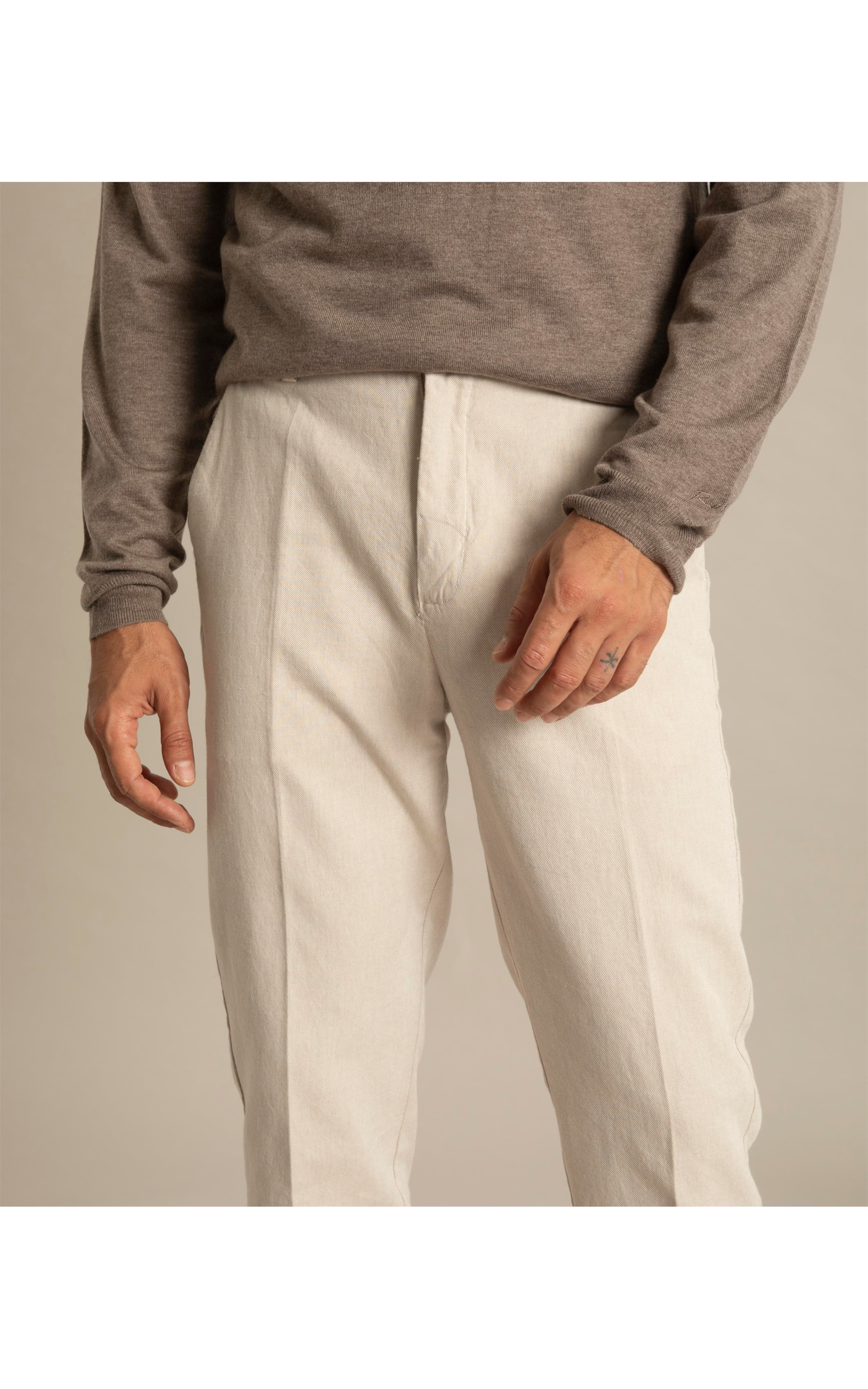 Calça Linho  Linsar Natural