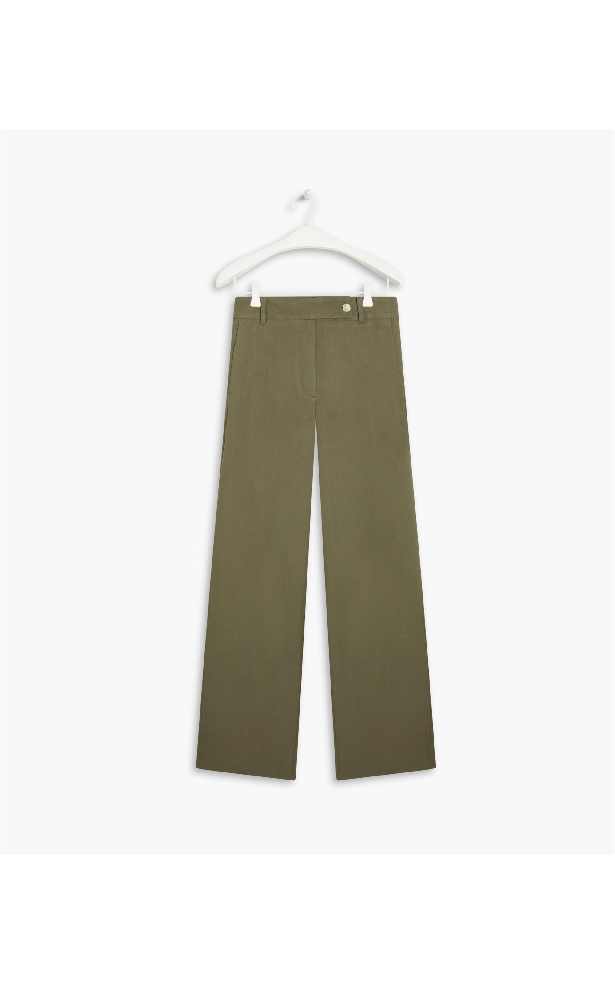 Calça Linho  Linus Verde Militar