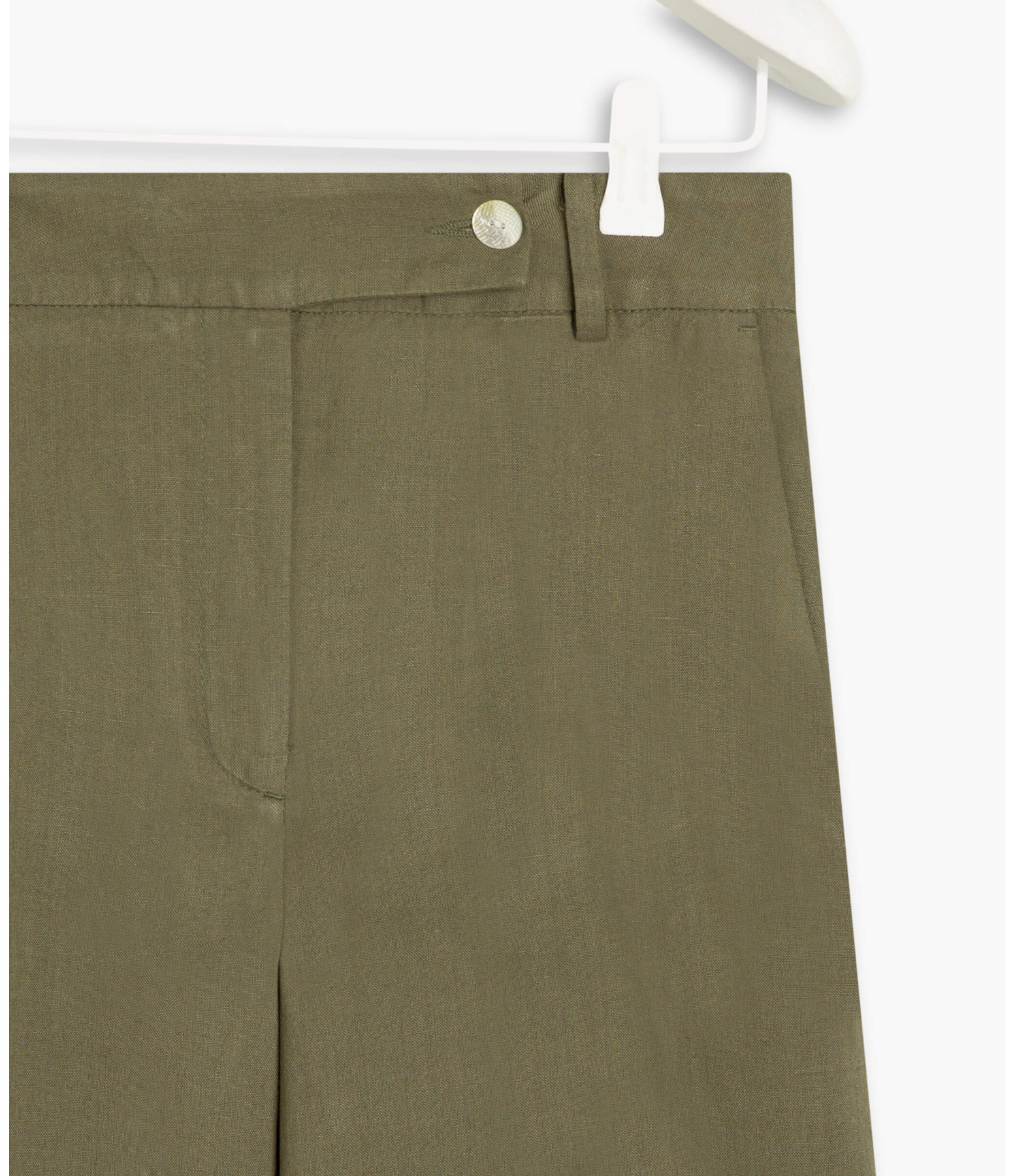 Calça Linho  Linus Verde Militar