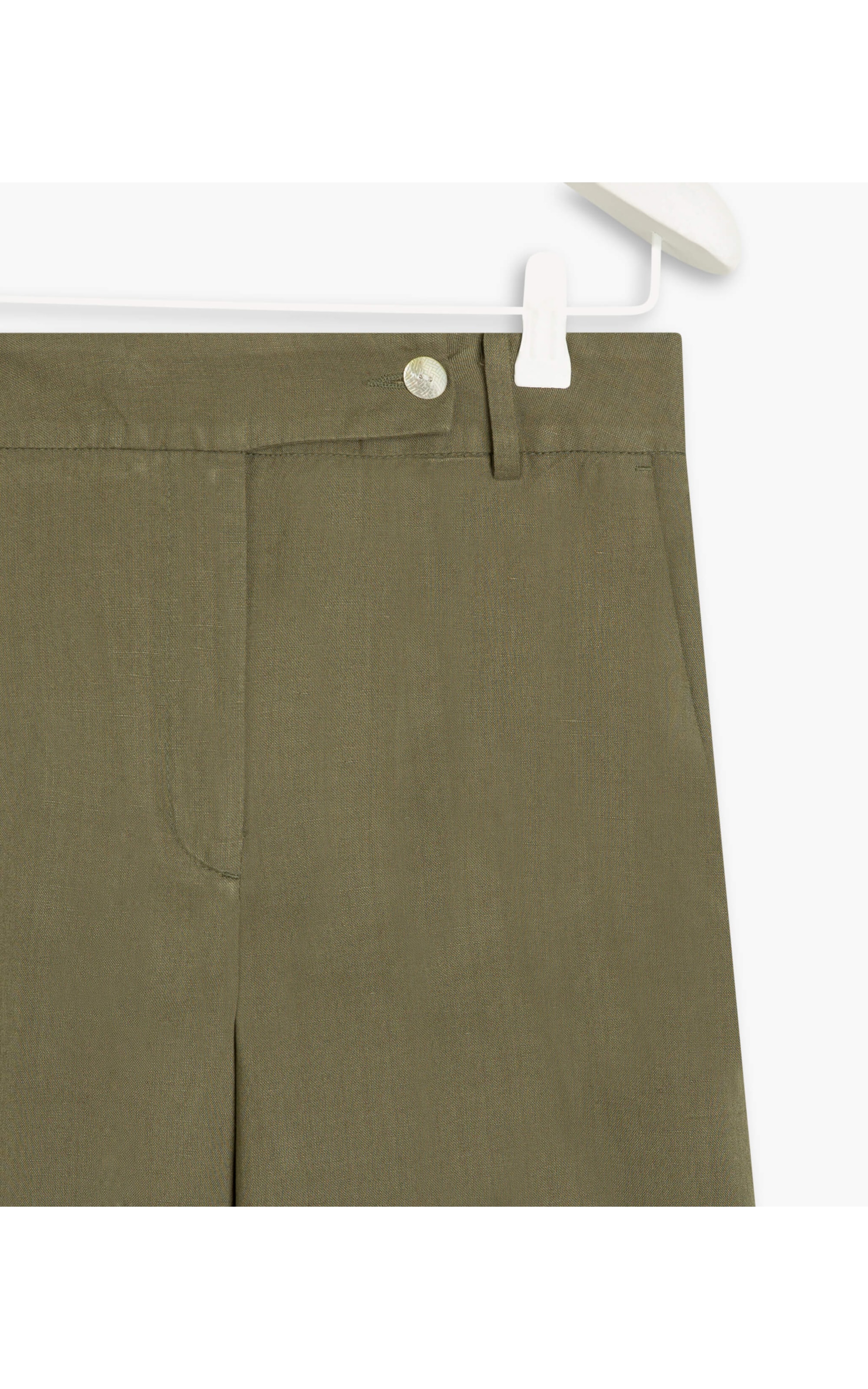 Calça Linho  Linus Verde Militar