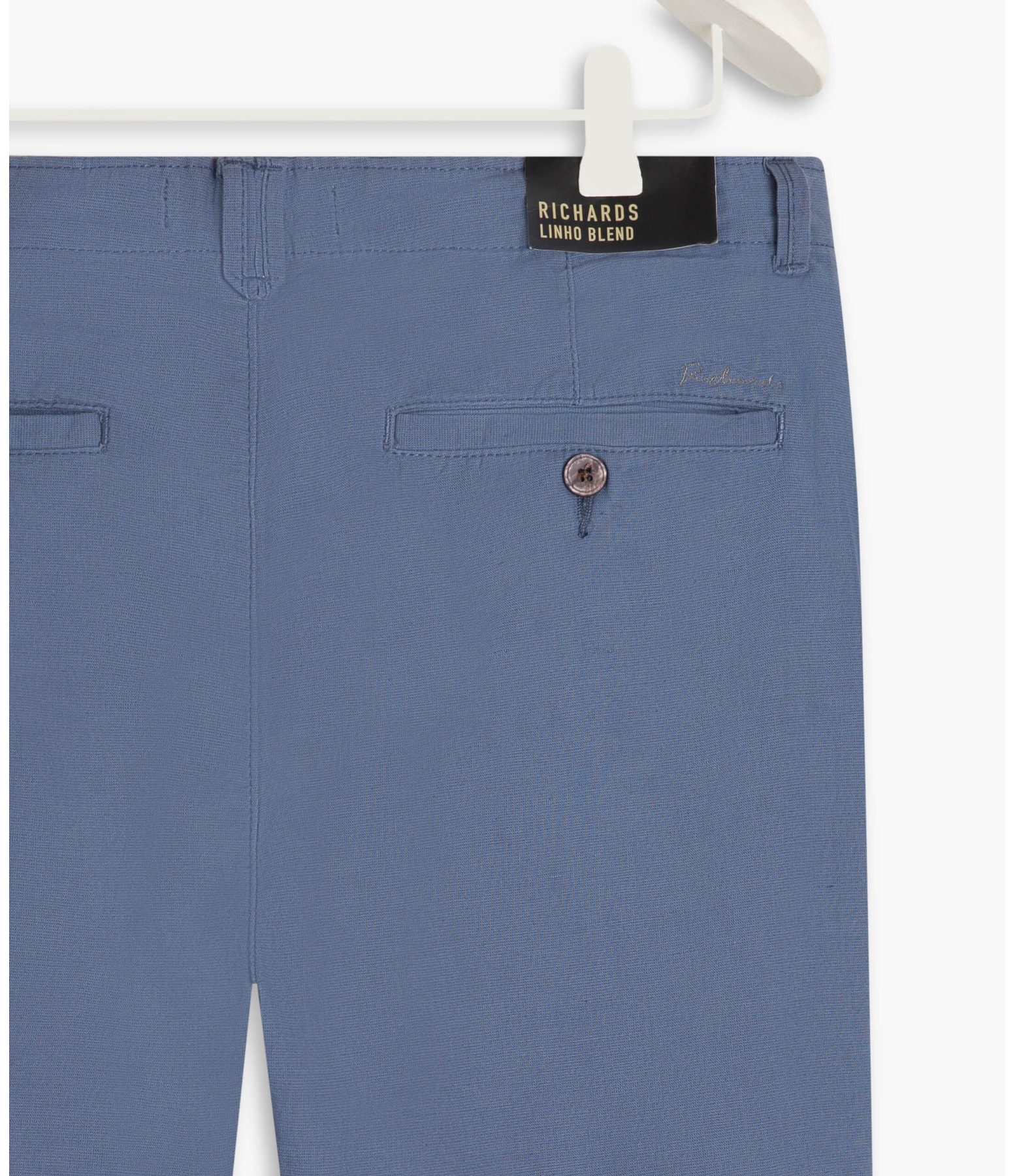 Calça Linho  Liric Azul Jeans