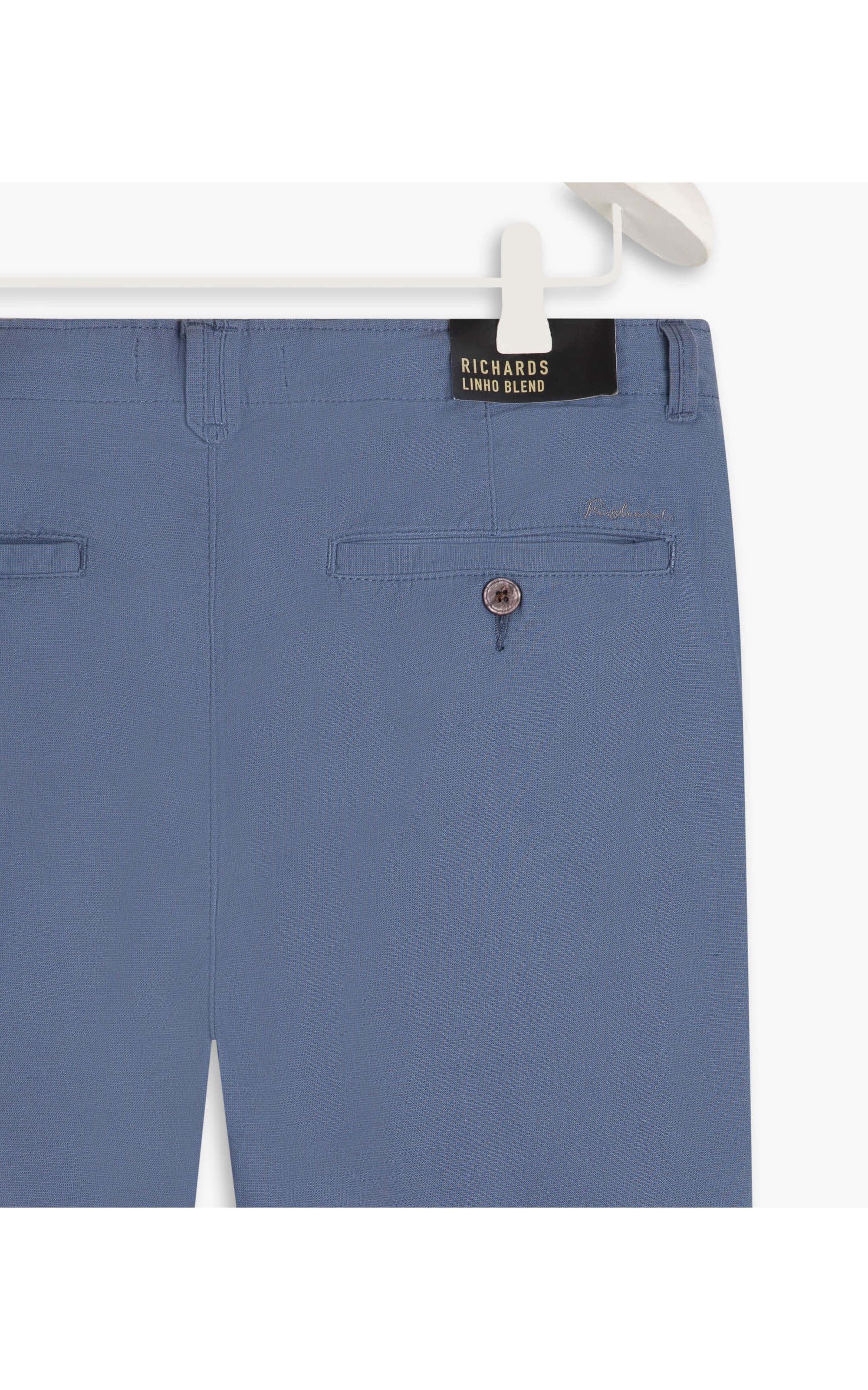 Calça Linho  Liric Azul Jeans