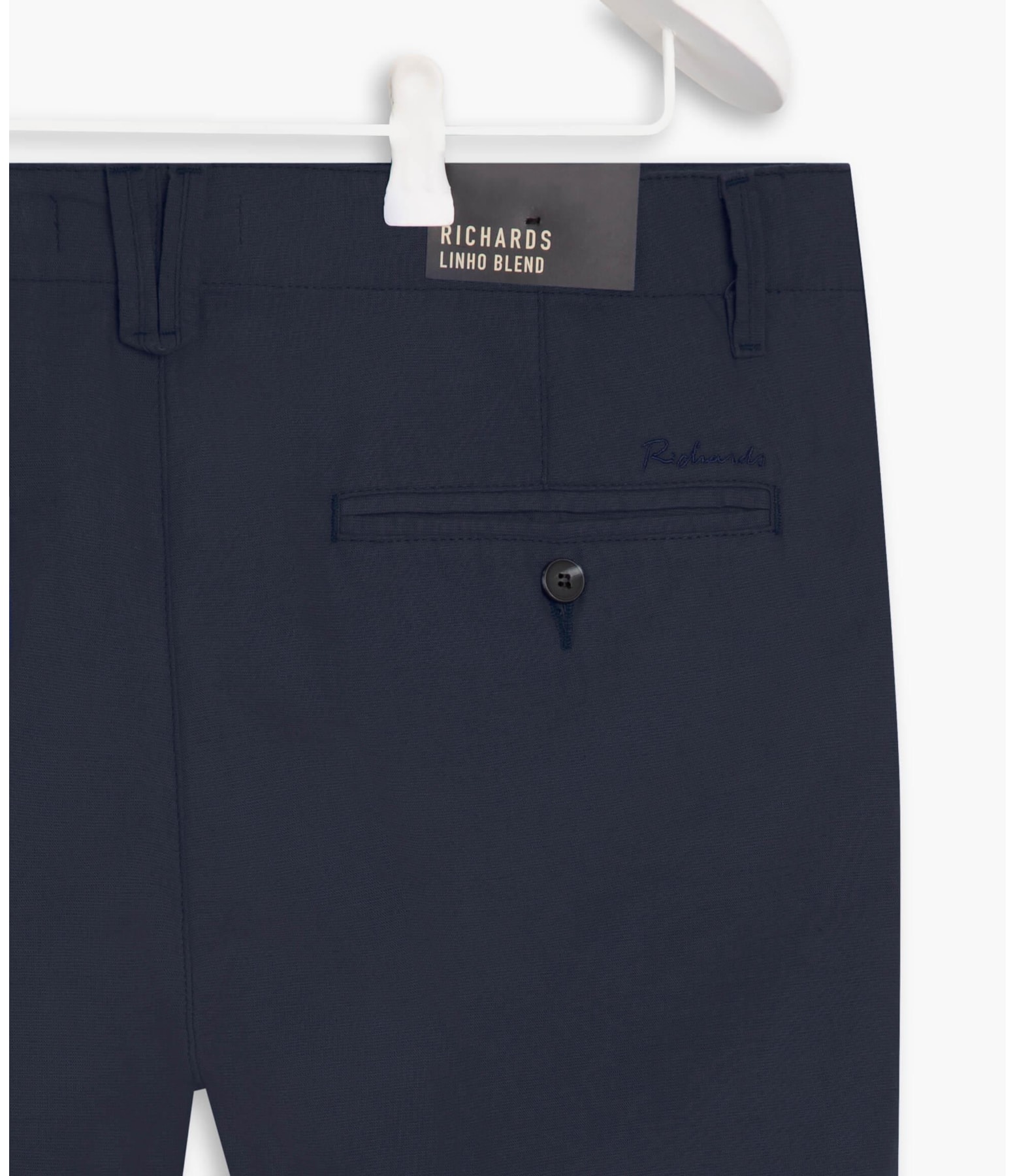 Calça Linho  Liric Marinho