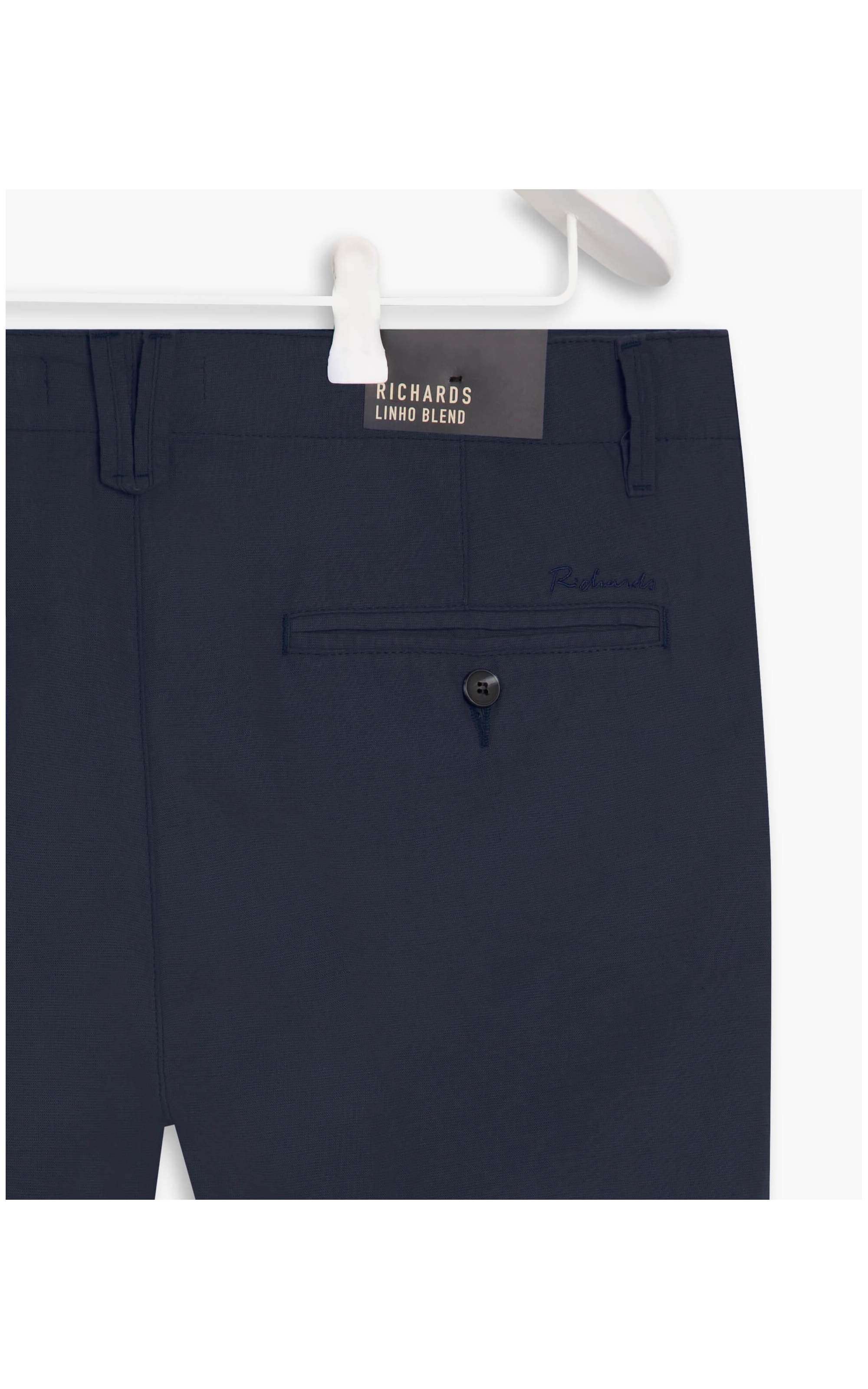 Calça Linho  Liric Marinho