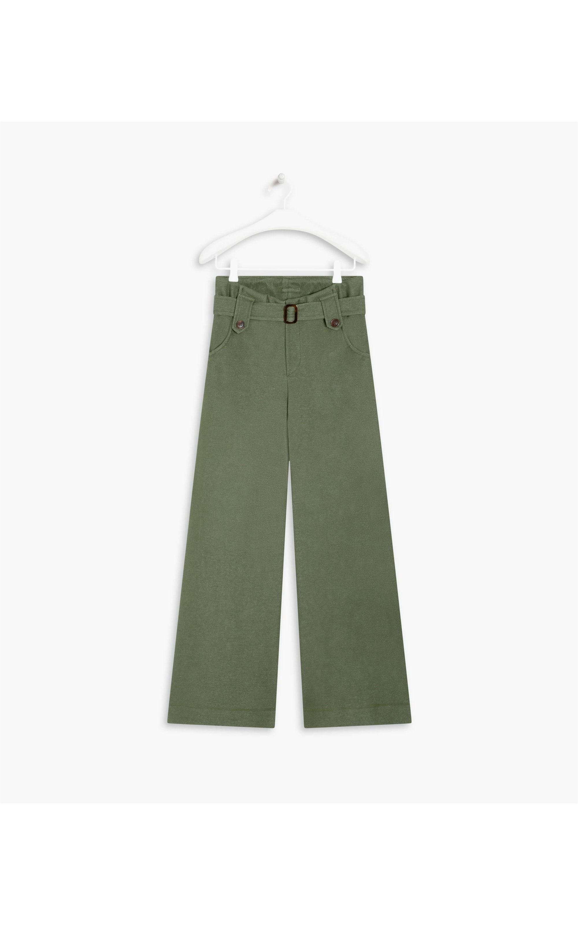 Calça Linho Lyra Moletom Verde Oliva