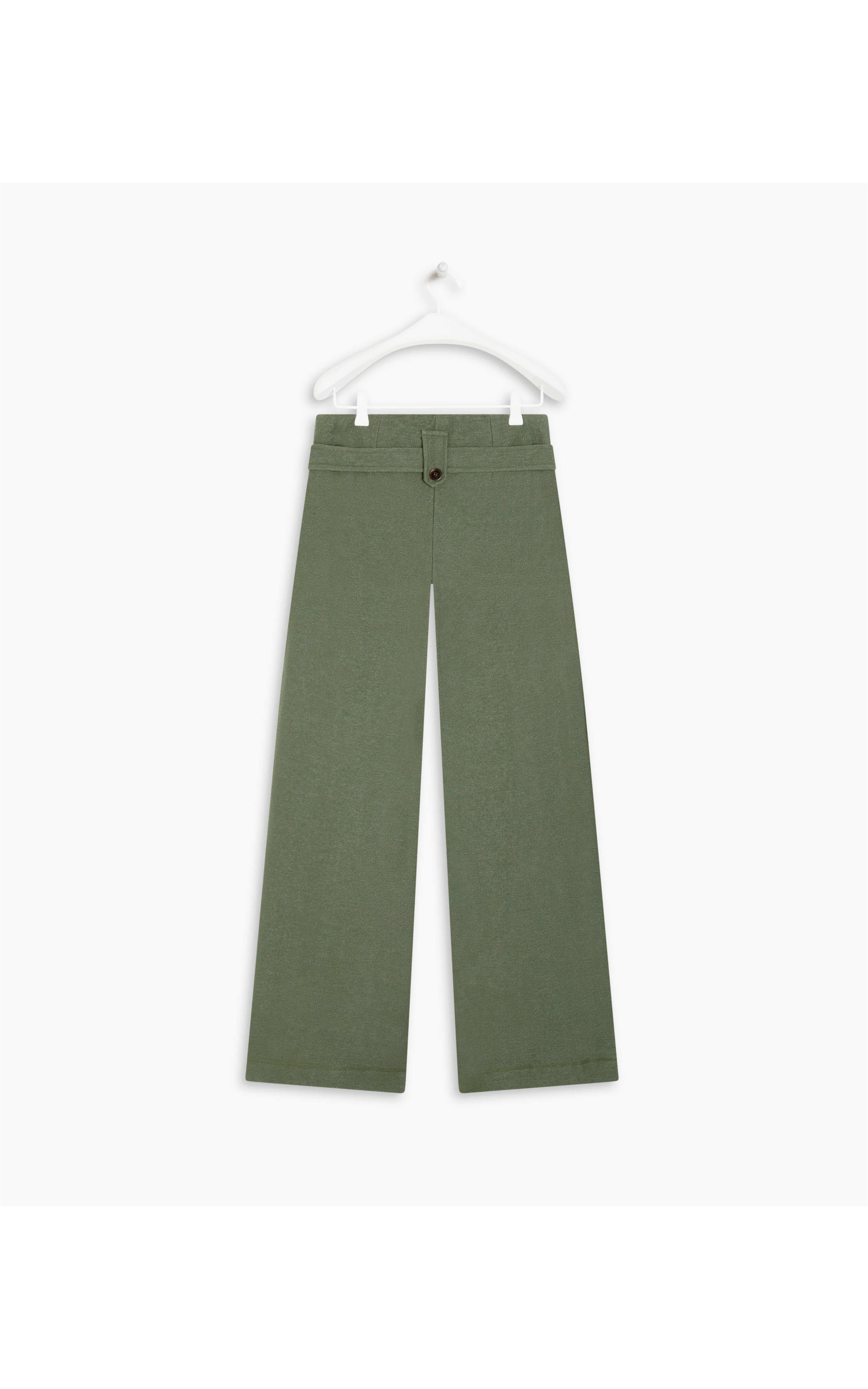Calça Linho Lyra Moletom Verde Oliva