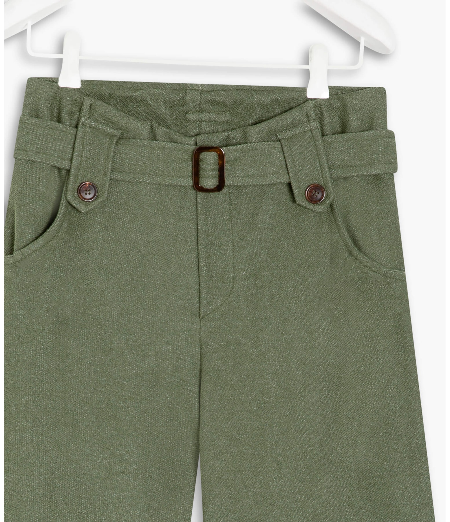 Calça Linho Lyra Moletom Verde Oliva